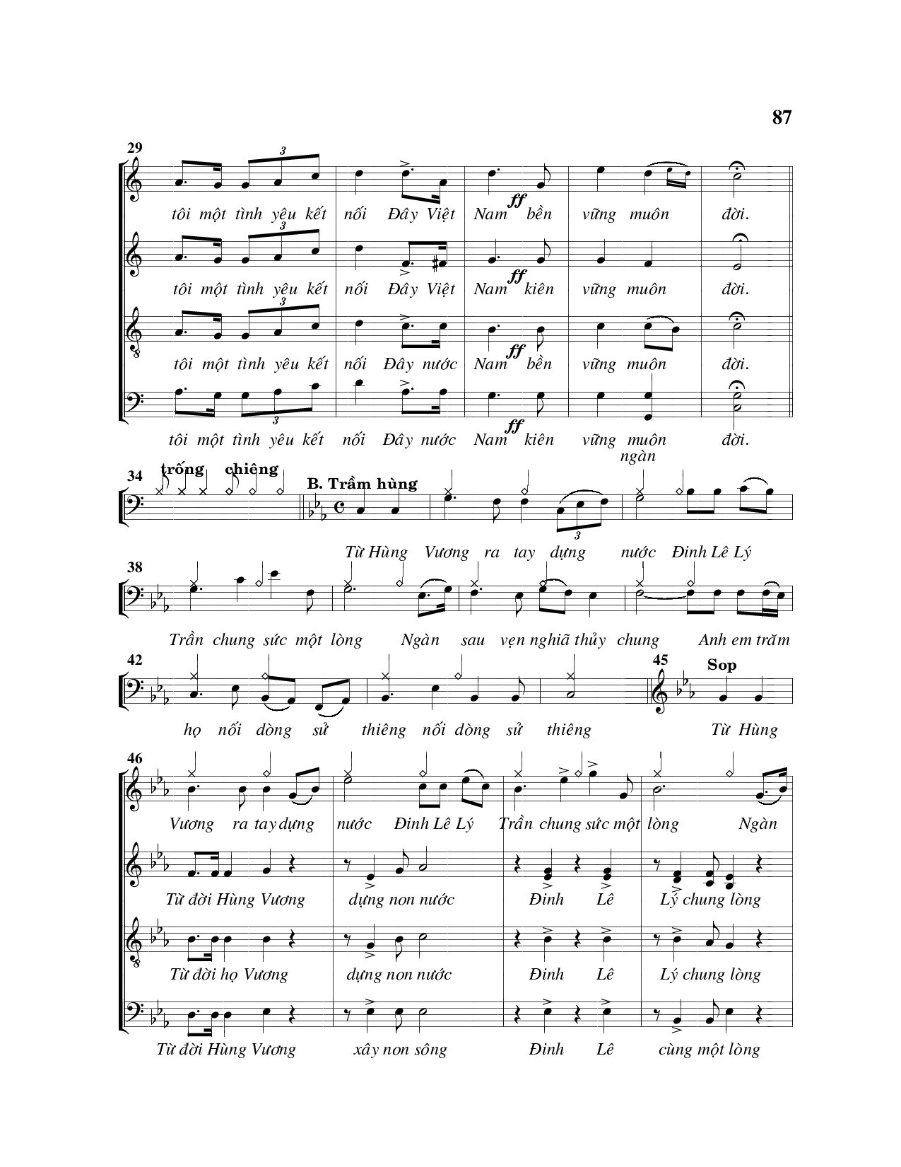 Trang 3 của Sheet nhạc PDF bài hát Người Công giáo Việt Nam - Viết Chung