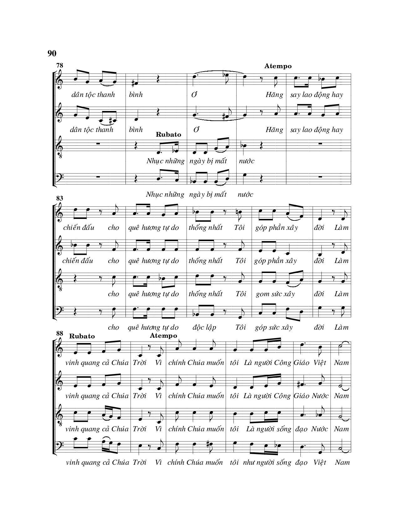 Trang 6 của Sheet nhạc PDF bài hát Người Công giáo Việt Nam - Viết Chung