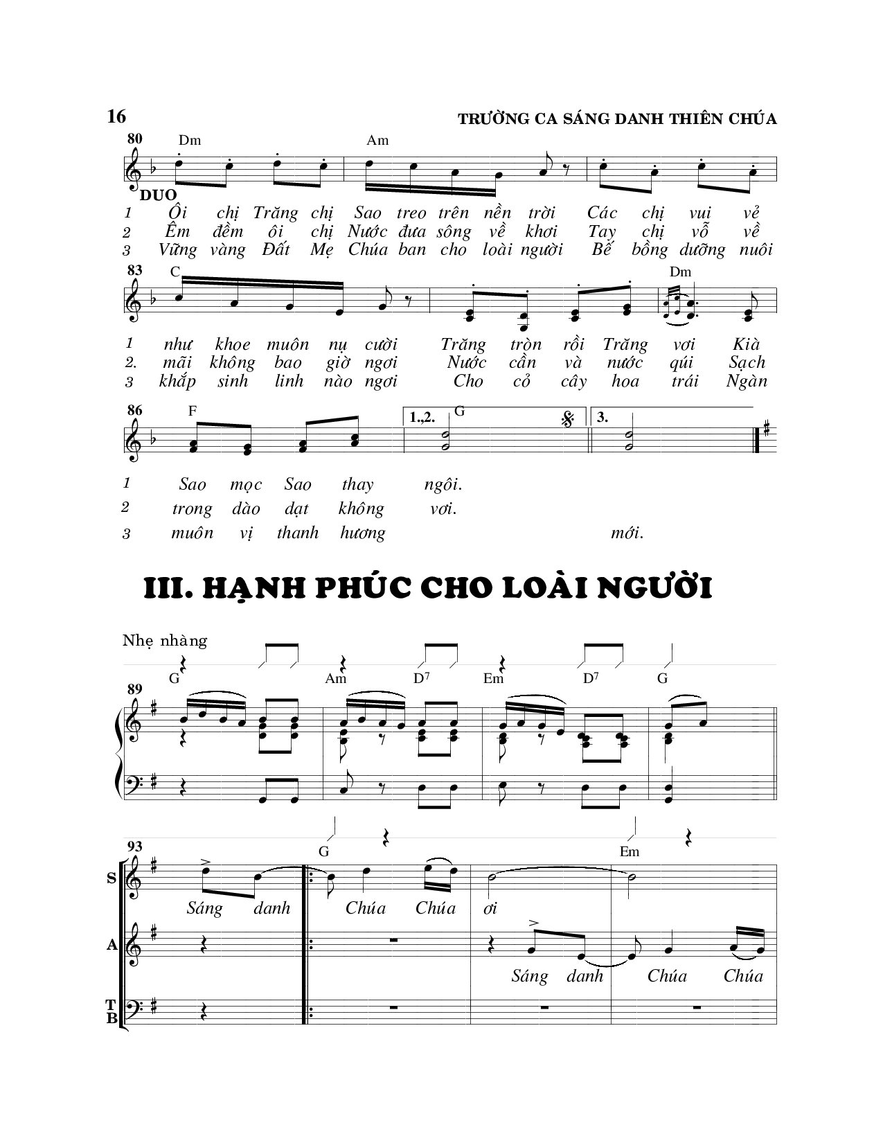 Trang 6 của Sheet nhạc PDF bài hát Trường ca sáng danh Thiên Chúa - Viết Chung