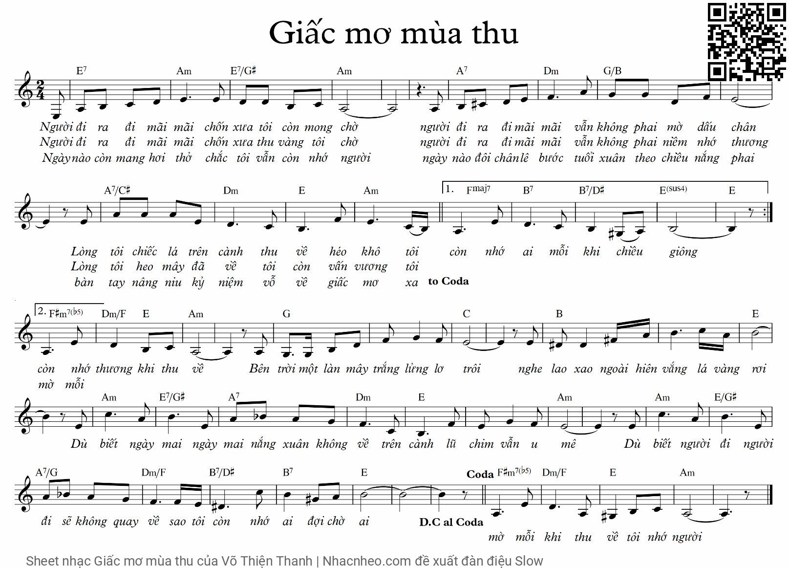 Giấc mơ mùa thu - Võ Thiện Thanh