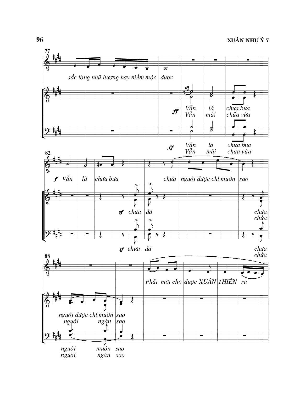 Trang 7 của Sheet nhạc PDF bài hát Xuân như ý - Viết Chung