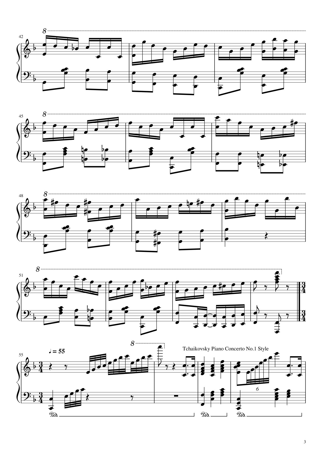 Trang 3 của Sheet nhạc PDF bài hát Happy Birthday To You Sheet Piano Variations - Hazel Nguyen