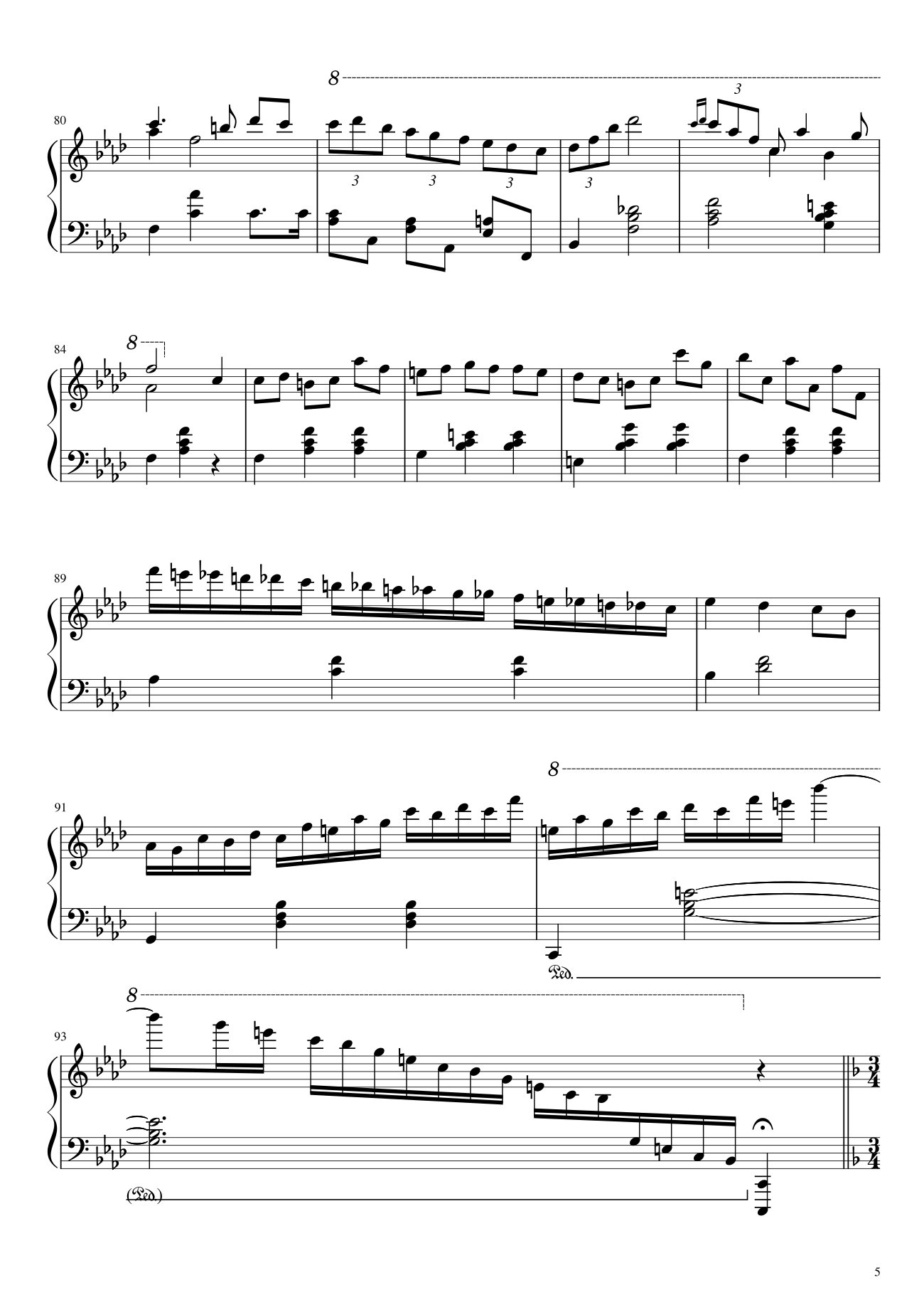 Trang 5 của Sheet nhạc PDF bài hát Happy Birthday To You Sheet Piano Variations - Hazel Nguyen