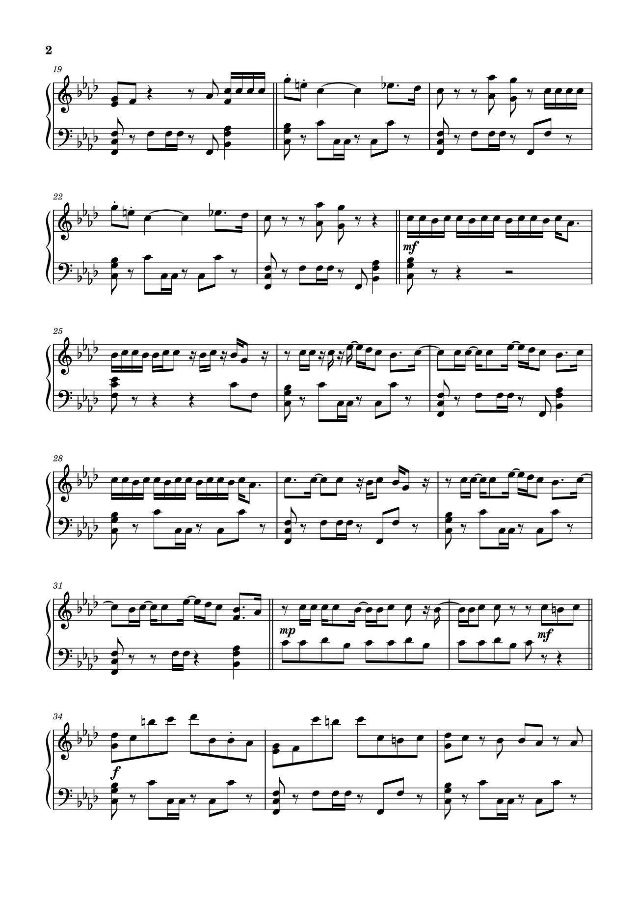Trang 2 của Sheet nhạc PDF bài hát 3D (Alternate Ver.) Sheet Piano - Jung Kook (BTS)