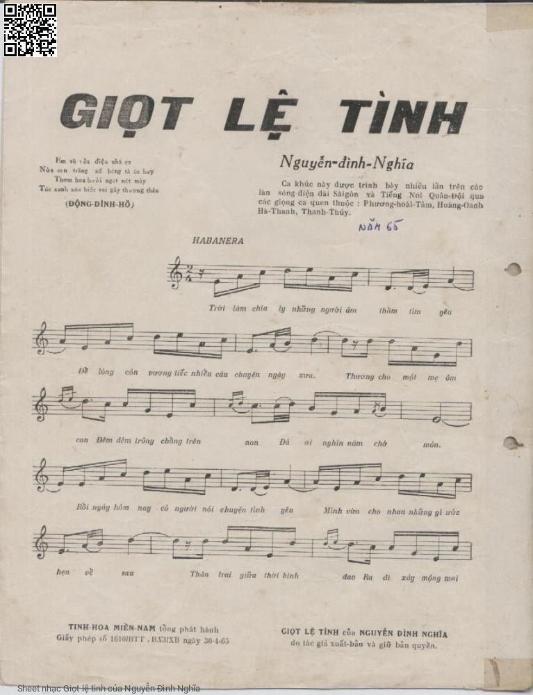 Trang 2 của Sheet nhạc PDF bài hát Giọt lệ tình - Nguyễn Đình Nghĩa, 1. Trời làm chia ly những người âm  thầm tìm yêu. Để lòng con thương tiếc nhiều câu chuyện ngày  xưa