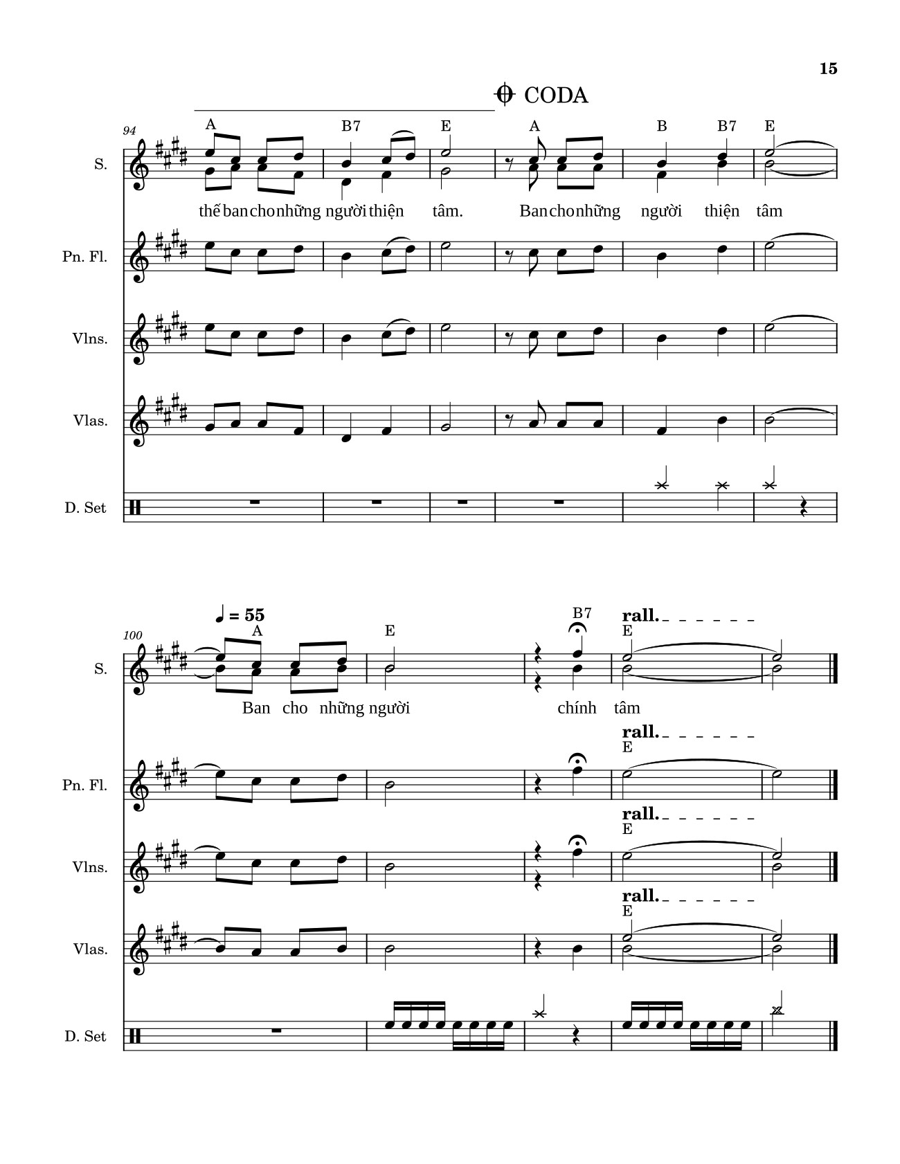 Trang 15 của Sheet nhạc PDF bài hát Chúa Ra đời (Hợp xướng) - Nguyễn Quang Hưng 