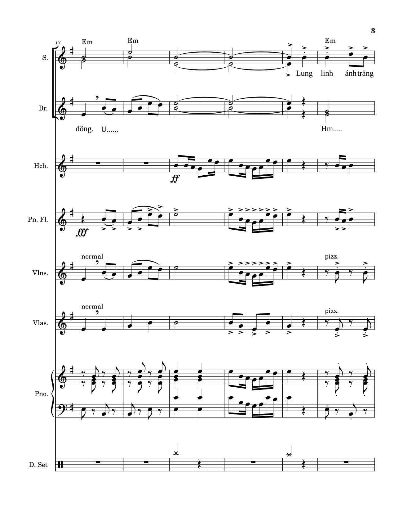 Trang 3 của Sheet nhạc PDF bài hát Chúa Ra đời (Hợp xướng) - Nguyễn Quang Hưng 