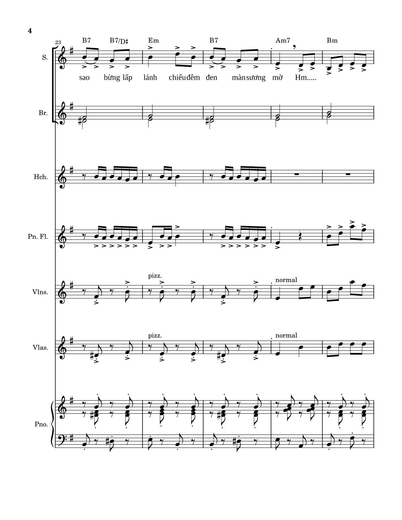 Trang 4 của Sheet nhạc PDF bài hát Chúa Ra đời (Hợp xướng) - Nguyễn Quang Hưng 