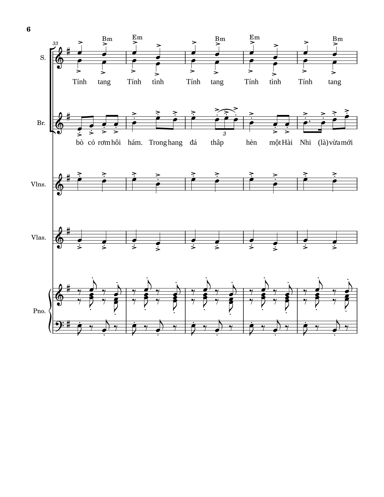 Trang 6 của Sheet nhạc PDF bài hát Chúa Ra đời (Hợp xướng) - Nguyễn Quang Hưng 