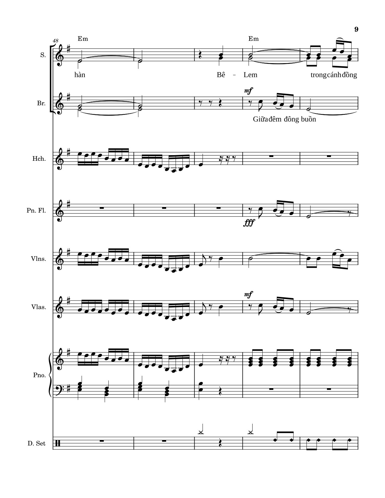 Trang 9 của Sheet nhạc PDF bài hát Chúa Ra đời (Hợp xướng) - Nguyễn Quang Hưng 