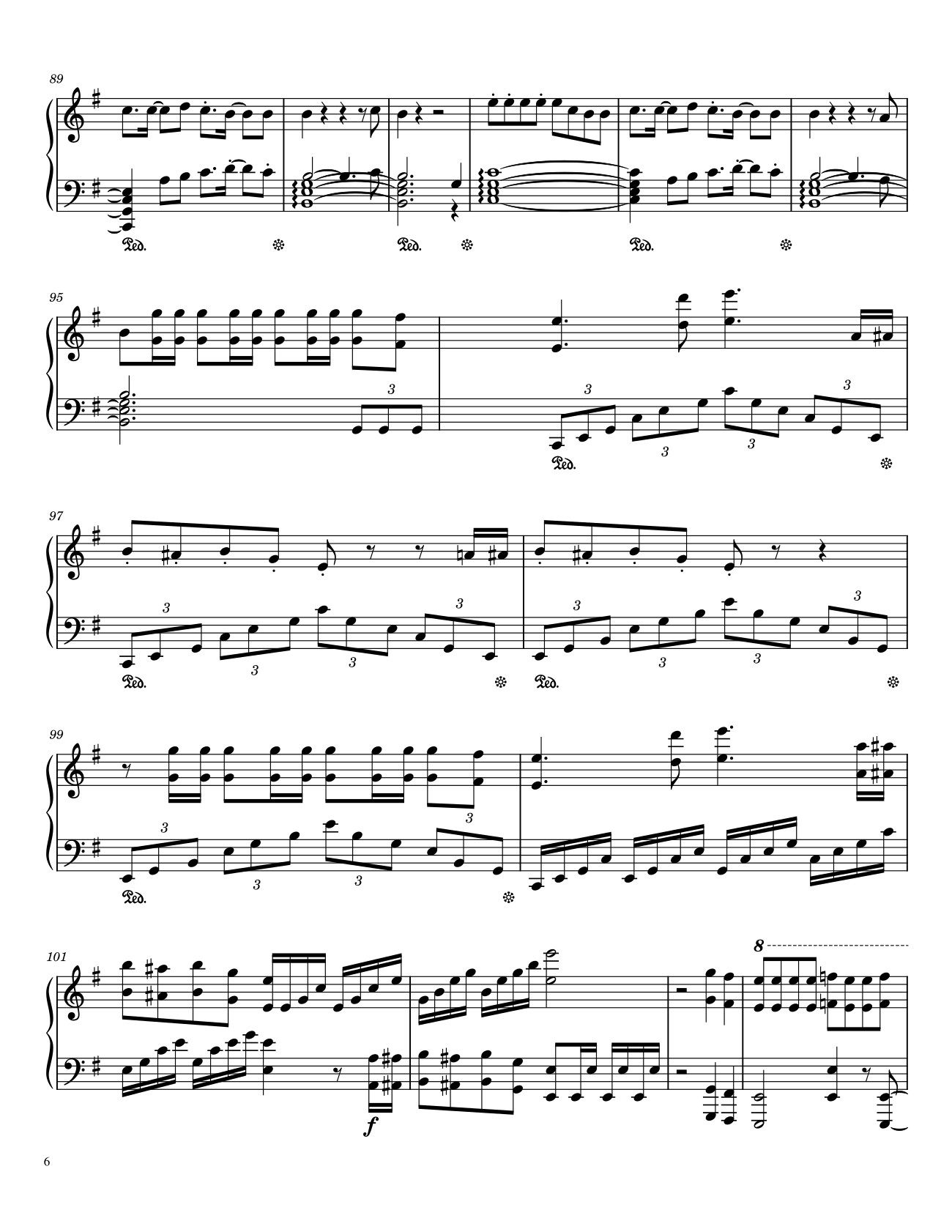 Trang 6 của Sheet nhạc PDF bài hát BLACKPINK (뚜두뚜두)