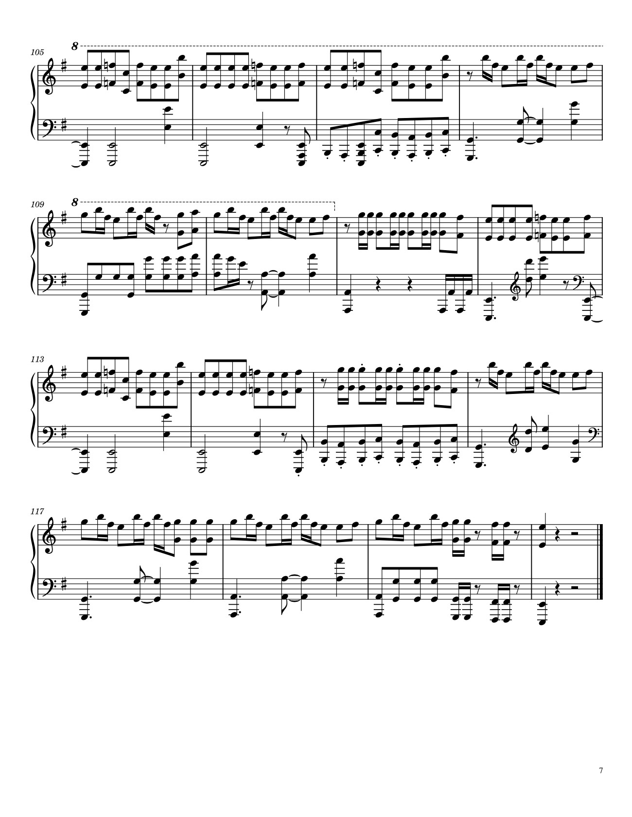 Trang 7 của Sheet nhạc PDF bài hát BLACKPINK (뚜두뚜두)