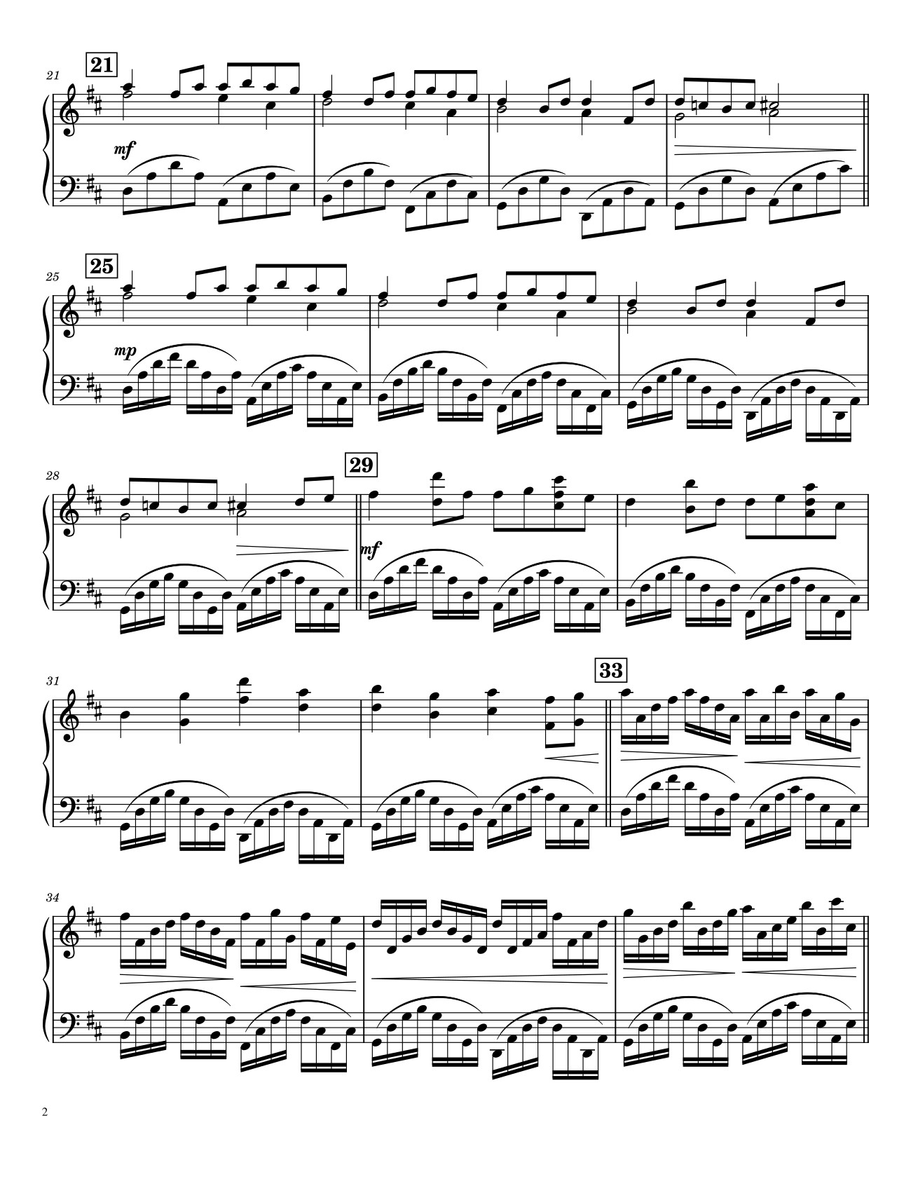 Trang 2 của Sheet nhạc PDF bài hát Pachelbel