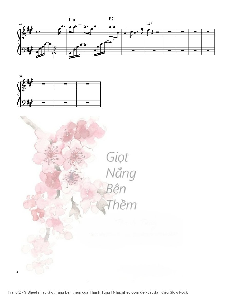 XIn mời tải sheet nhạc và sheet Piano Solo, Trang 2