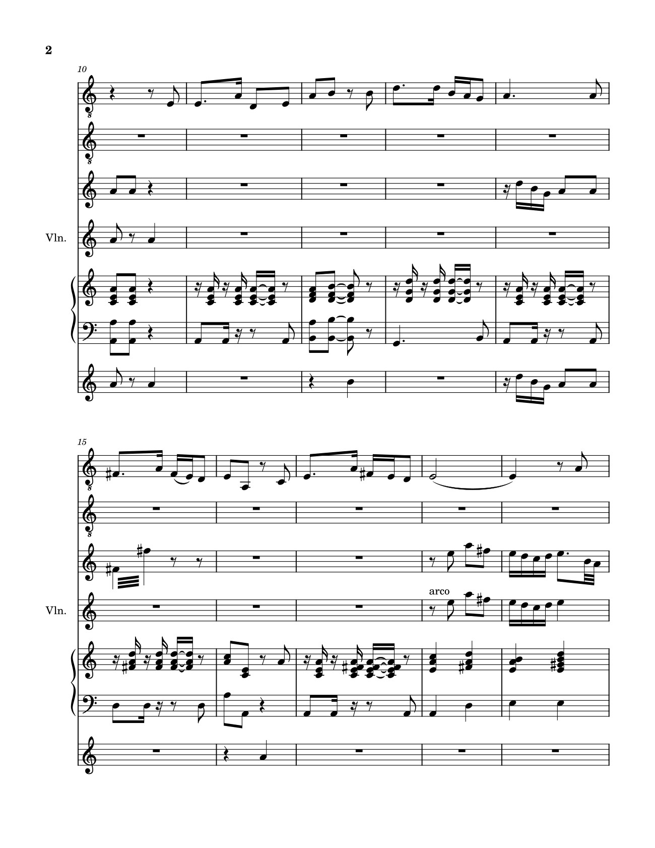 Trang 2 của Sheet nhạc PDF Piano Guitar Tab bài hát Hiến Lễ Tình Yêu (hợp xướng Guitar, Harp, Violin, Piano, Xylophone) - Lm. Hoài Bắc