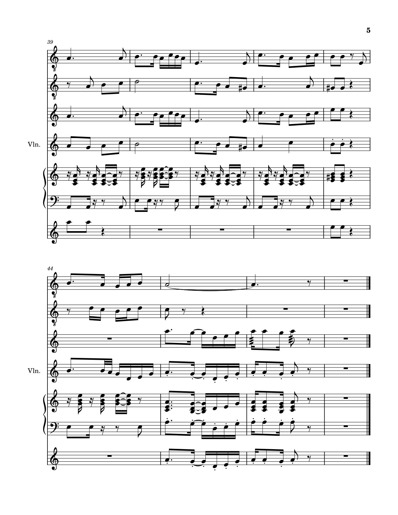 Trang 5 của Sheet nhạc PDF Piano Guitar Tab bài hát Hiến Lễ Tình Yêu (hợp xướng Guitar, Harp, Violin, Piano, Xylophone) - Lm. Hoài Bắc