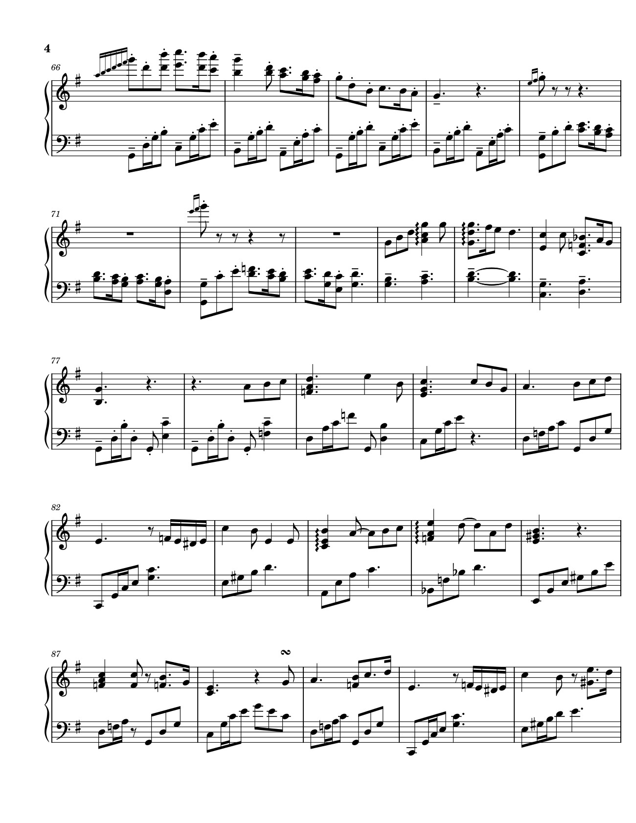 Trang 4 của Sheet nhạc PDF bài hát A town with an ocean view - Joe Hisaishi Sheet Piano - Joe Hisaishi