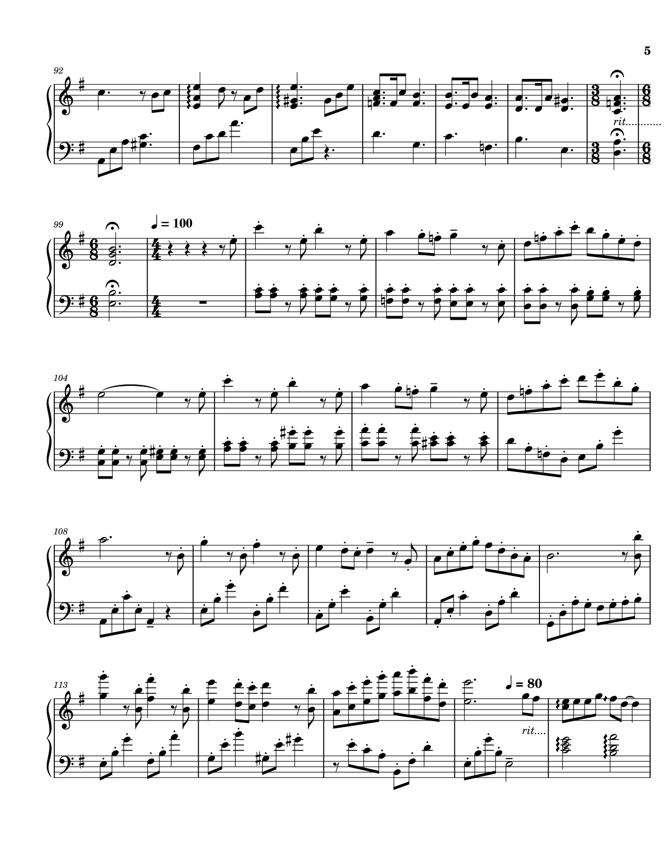 Trang 5 của Sheet nhạc PDF bài hát A town with an ocean view - Joe Hisaishi Sheet Piano - Joe Hisaishi