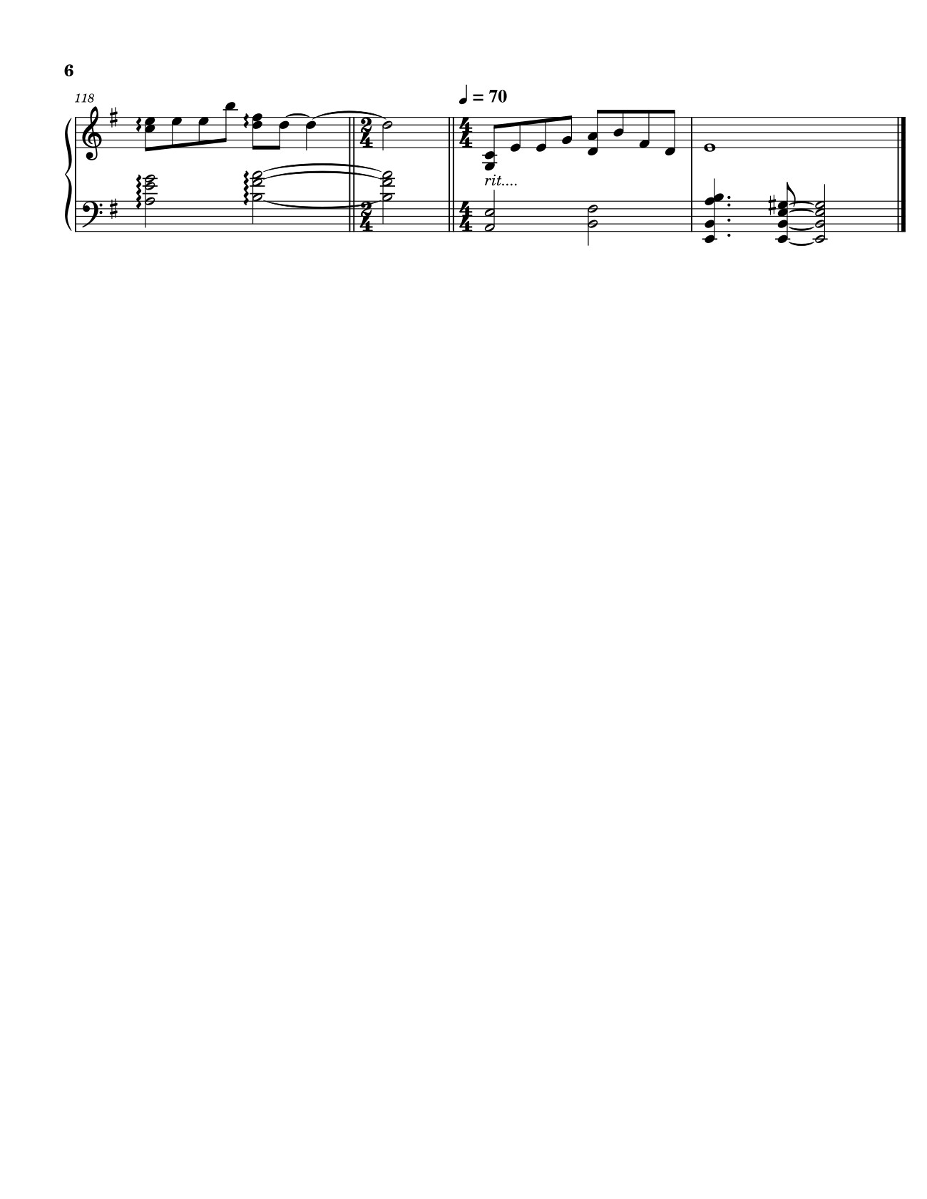 Trang 6 của Sheet nhạc PDF bài hát A town with an ocean view - Joe Hisaishi Sheet Piano - Joe Hisaishi