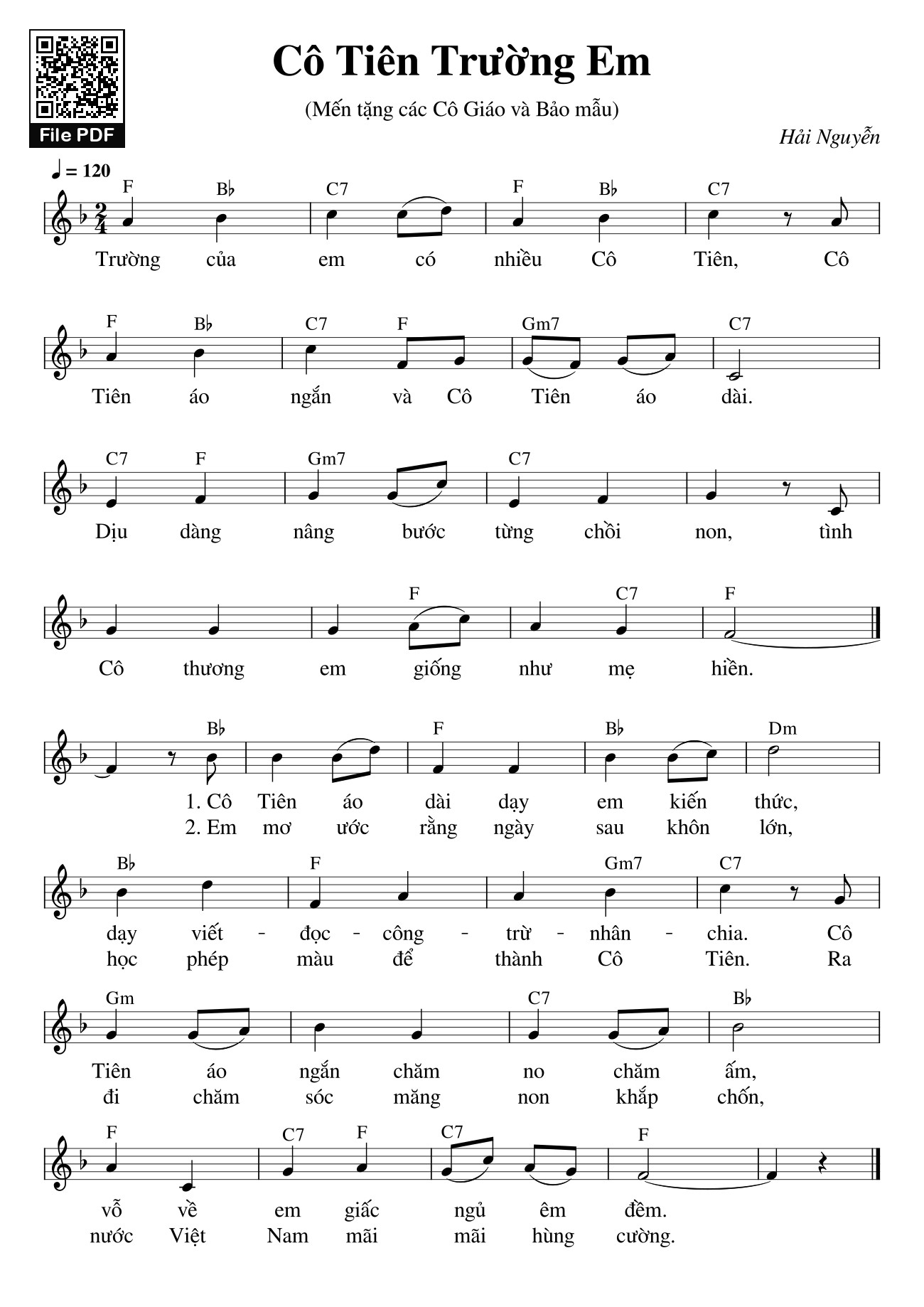 Cô Tiên Trường Em