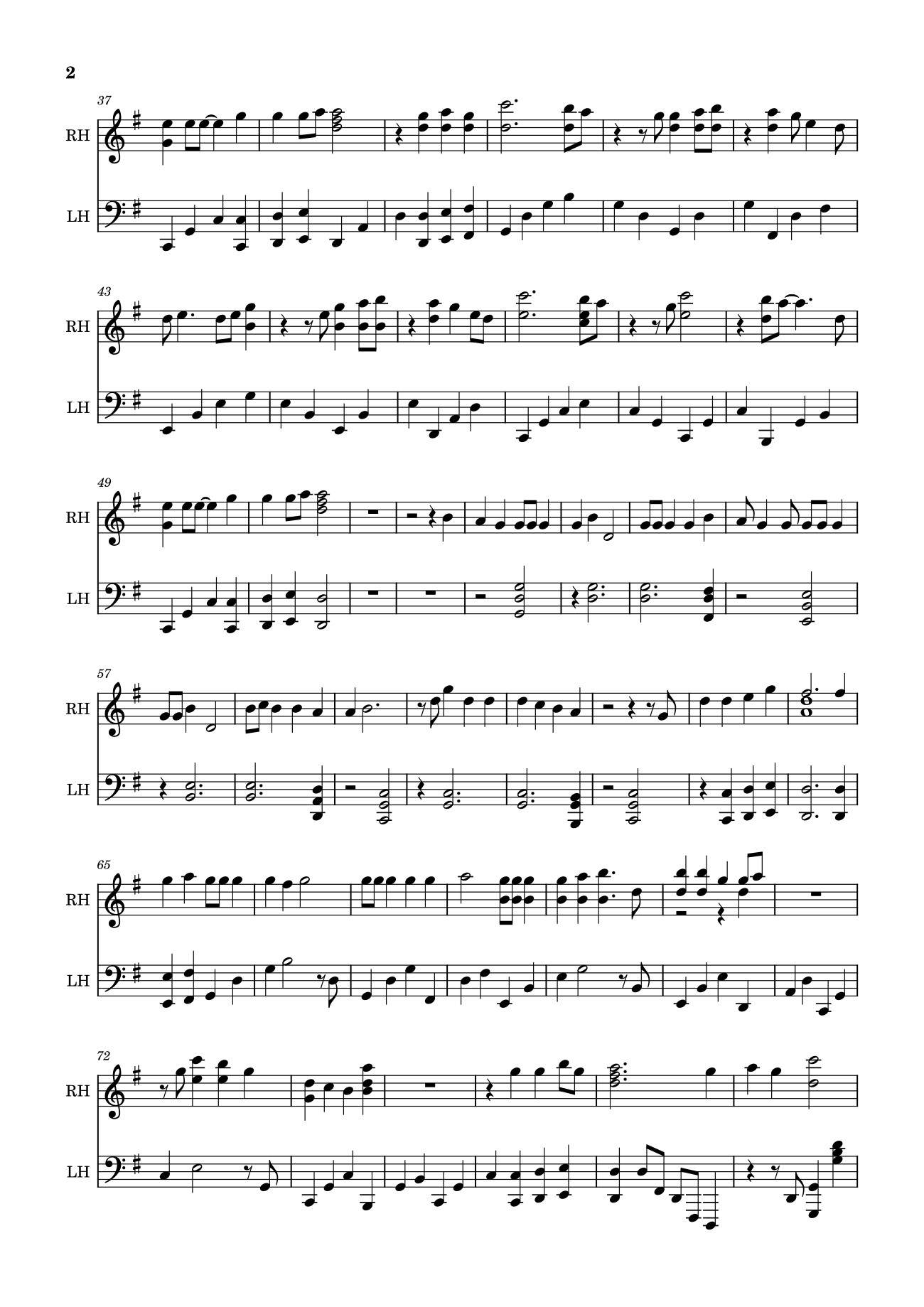 Trang 2 của Sheet nhạc PDF Piano bài hát Number One Girl Sheet Piano - Rosé