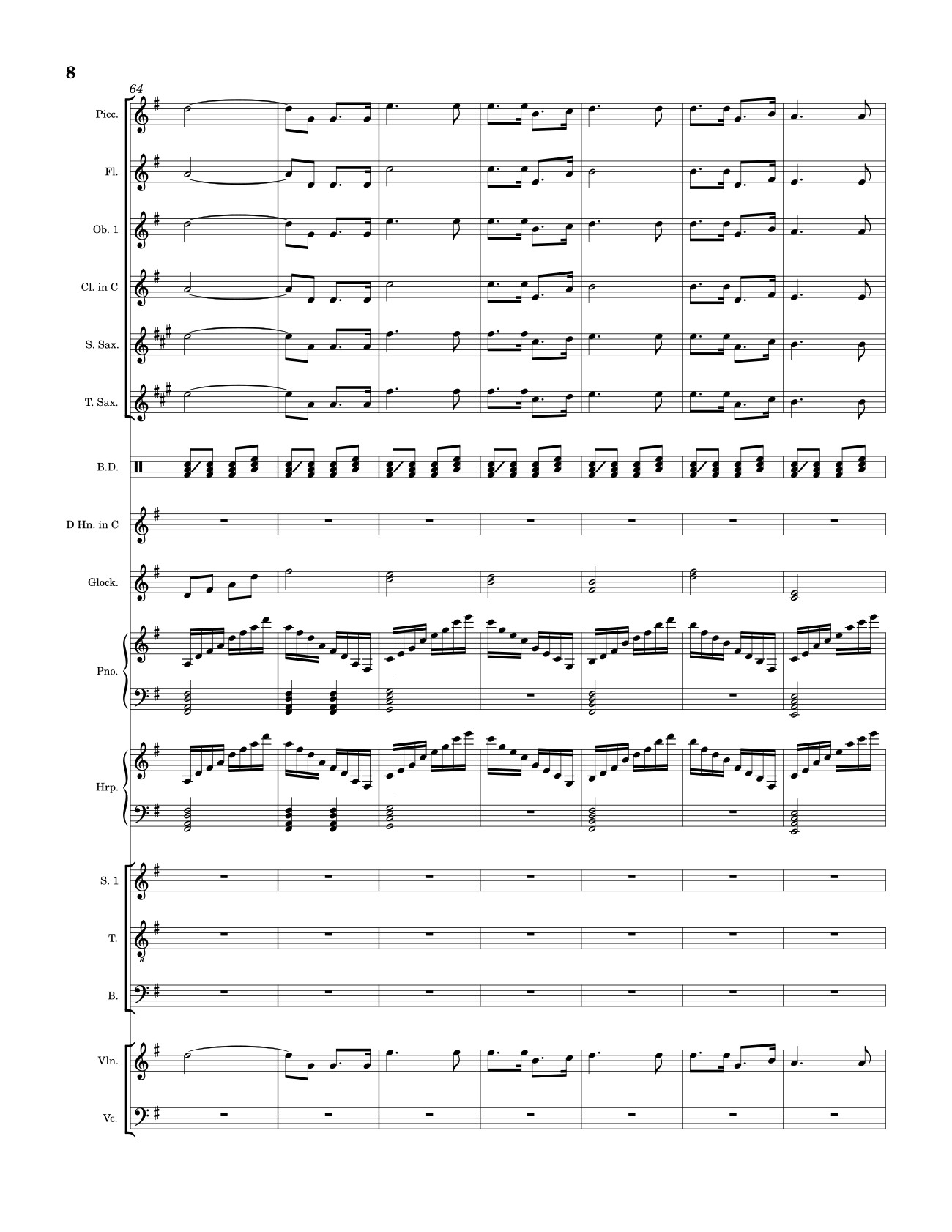 Trang 8 của Sheet nhạc PDF bài hát Lý Thường Kiệt Hành Khúc Sheet Piano -  Lê Hoàng Long