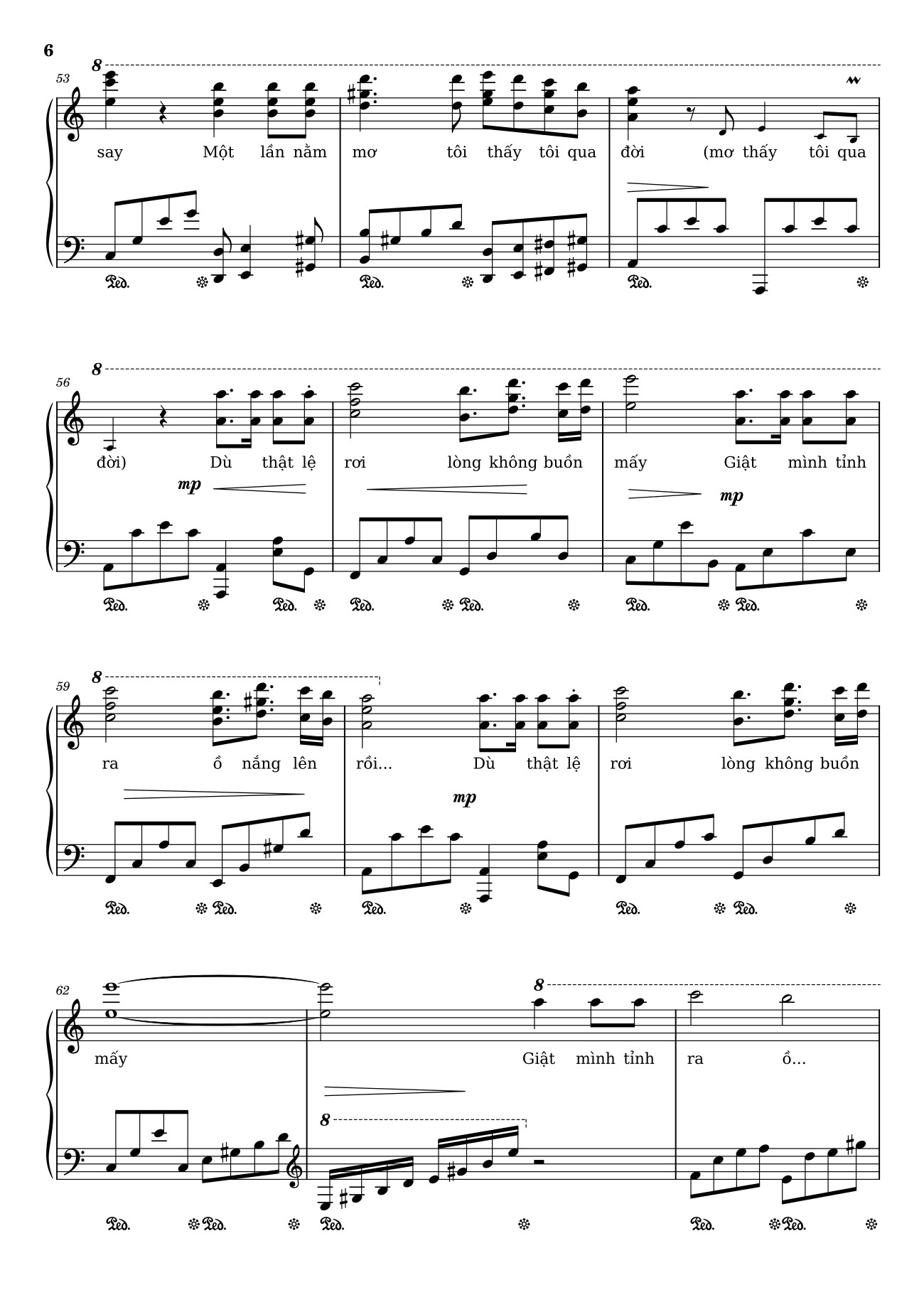 Trang 6 của Sheet nhạc PDF bài hát Bên đời hiu quạnh Sheet Piano - Trịnh Công Sơn