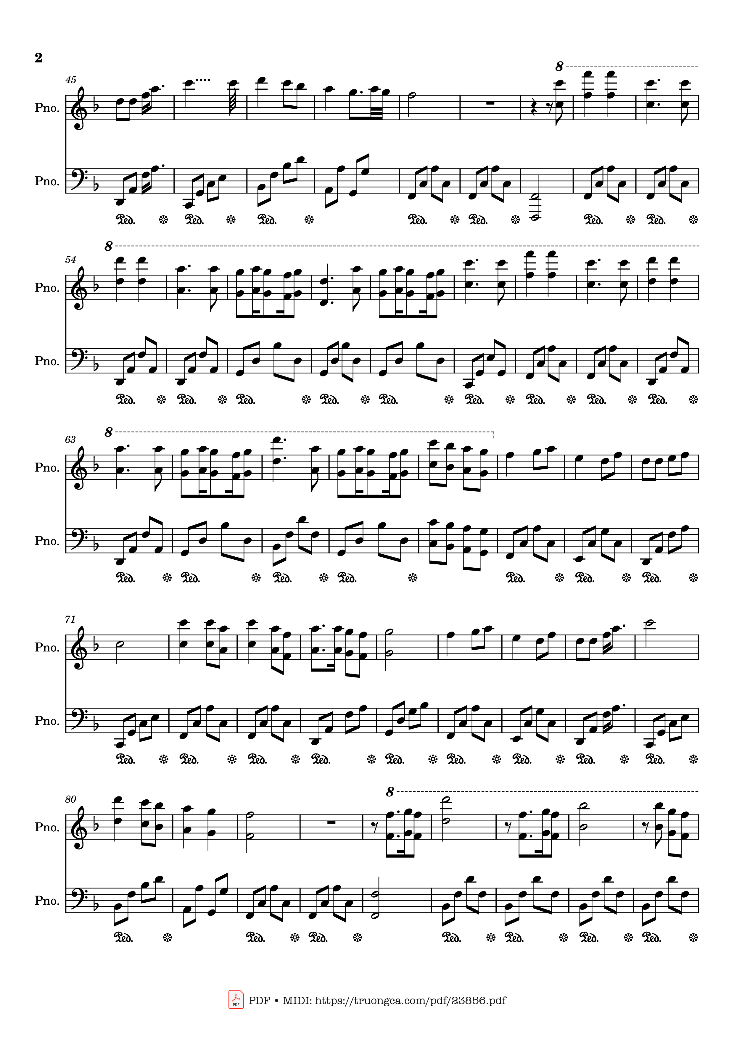 Trang 2 của Sheet nhạc PDF bài hát Đón xuân Sheet Piano - Phạm Đình Chương