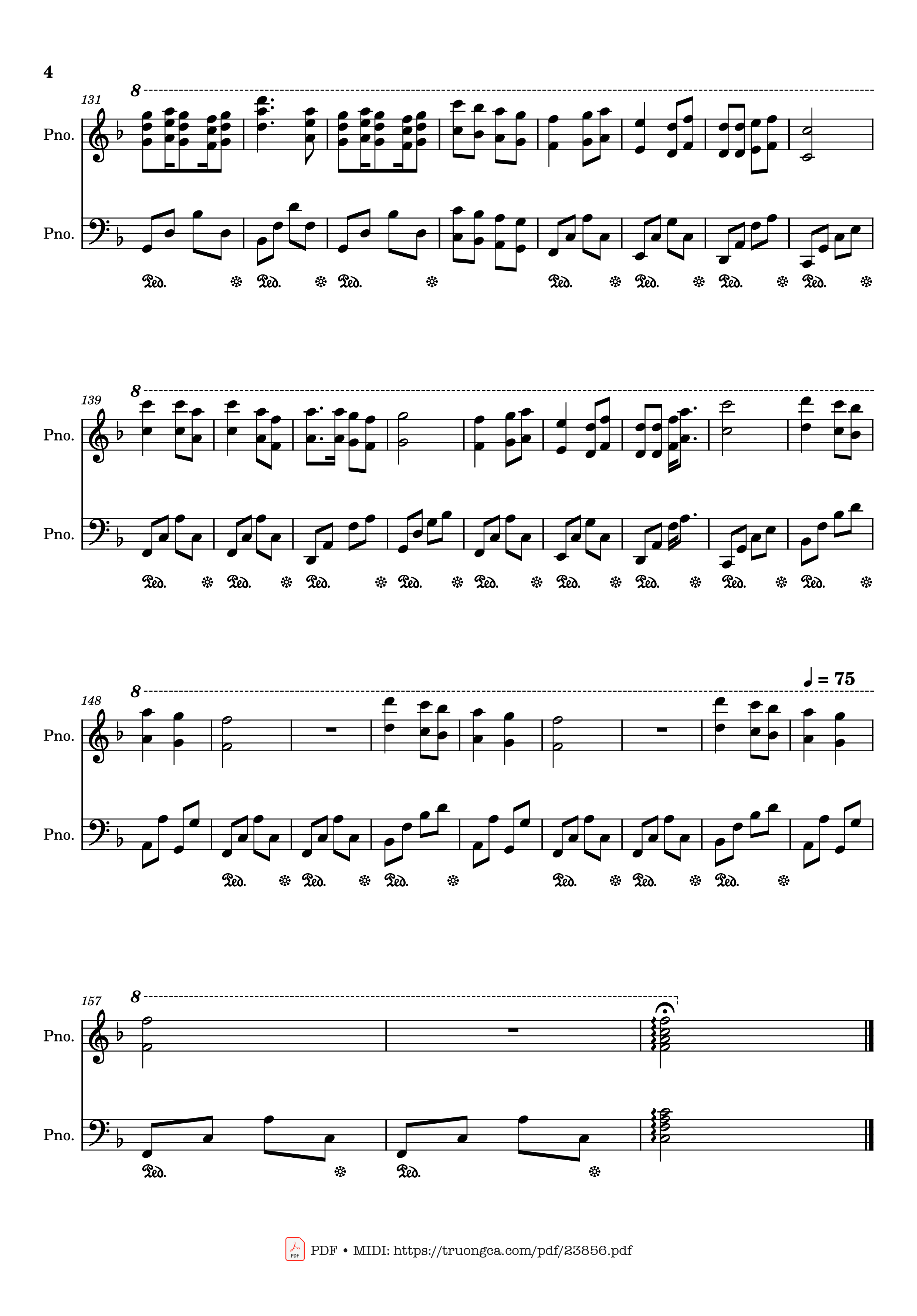 Trang 4 của Sheet nhạc PDF bài hát Đón xuân Sheet Piano - Phạm Đình Chương