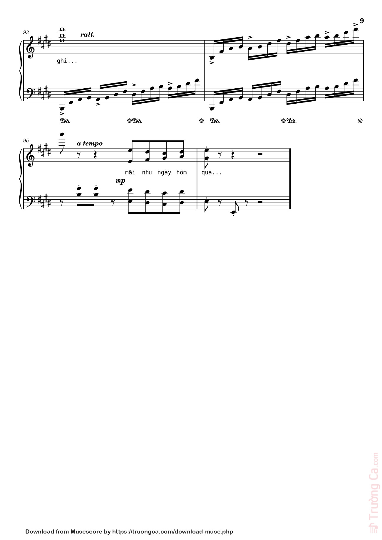 Trang 9 của Sheet nhạc PDF bài hát Như ngày hôm qua Sheet Piano - Ngo_Duong_Hoang_An
