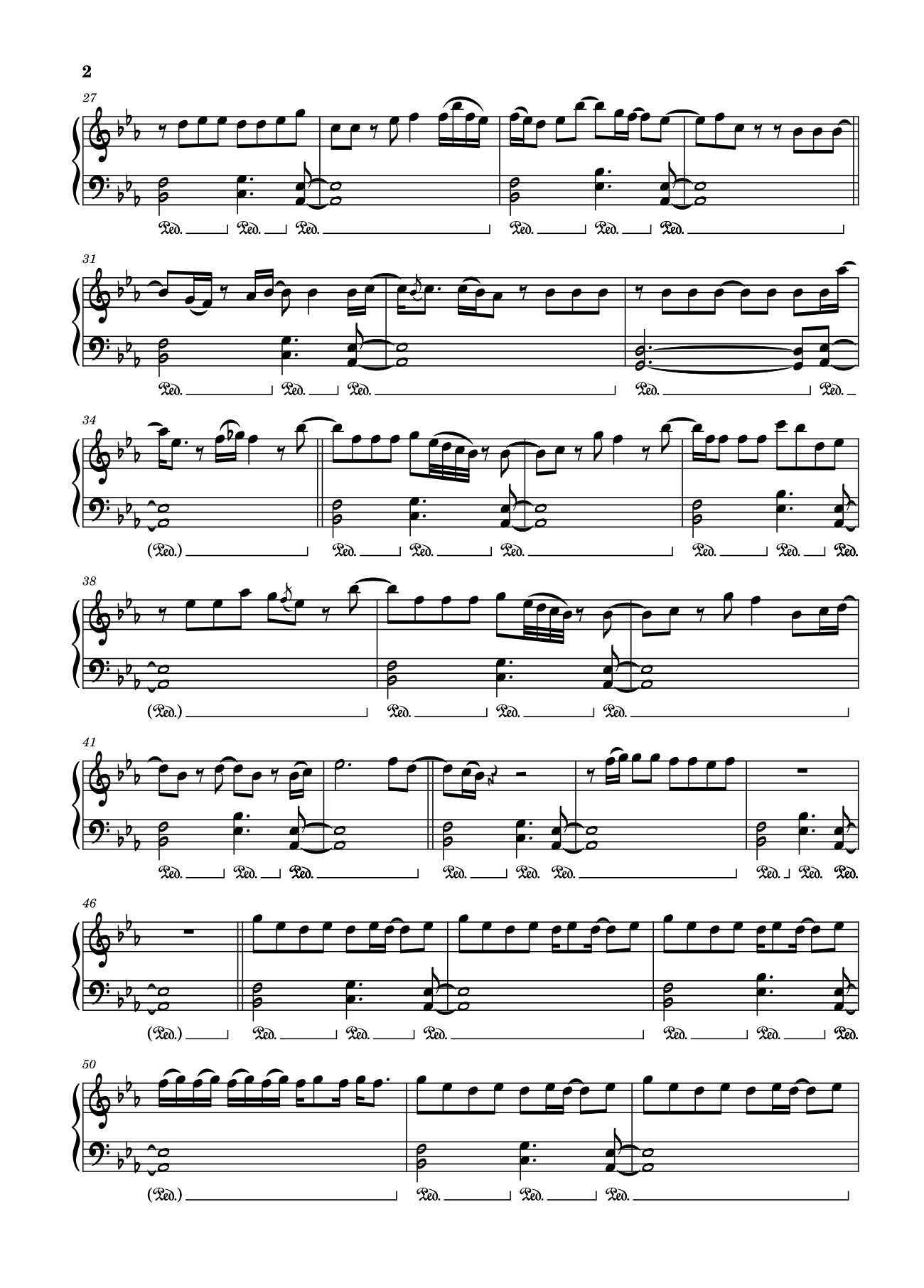 Trang 2 của Sheet nhạc PDF bài hát Taste Sheet Piano - Sabrina Carpenter