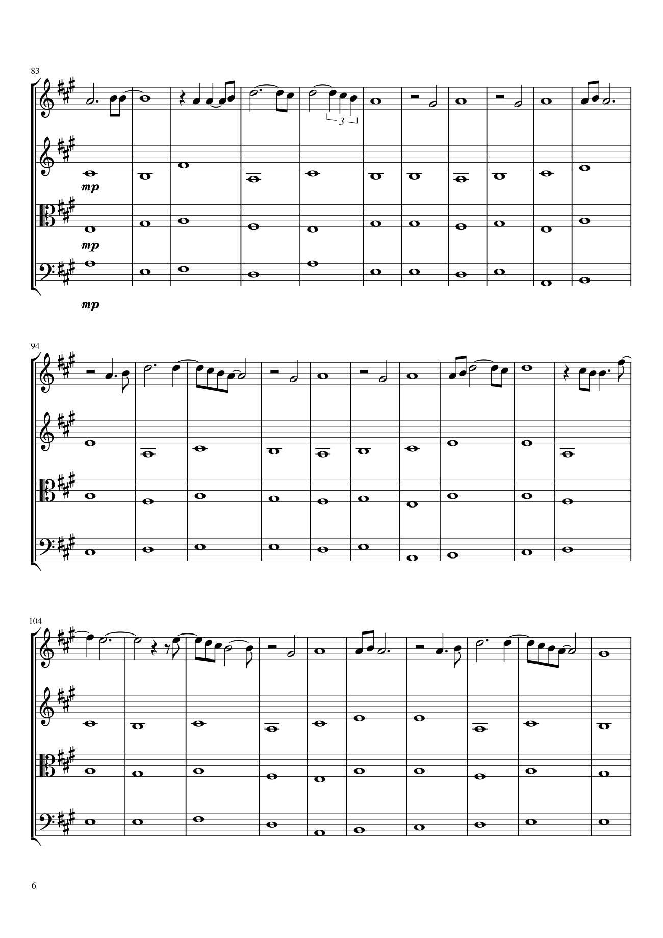 Trang 6 của Sheet nhạc PDF bài hát Gladiator (The Battle / Now We Are Free) Sheet Violin - Mira
