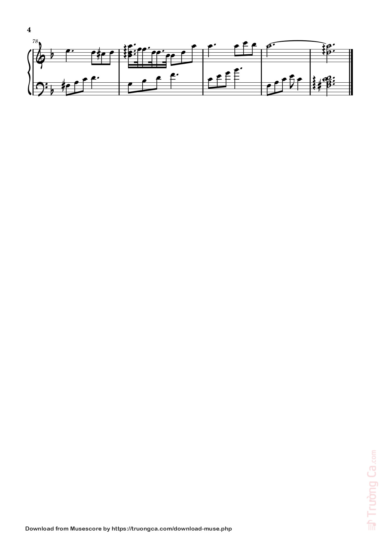 Trang 4 của Sheet nhạc PDF bài hát Only – Lee hi Sheet Piano - Lul i just use this