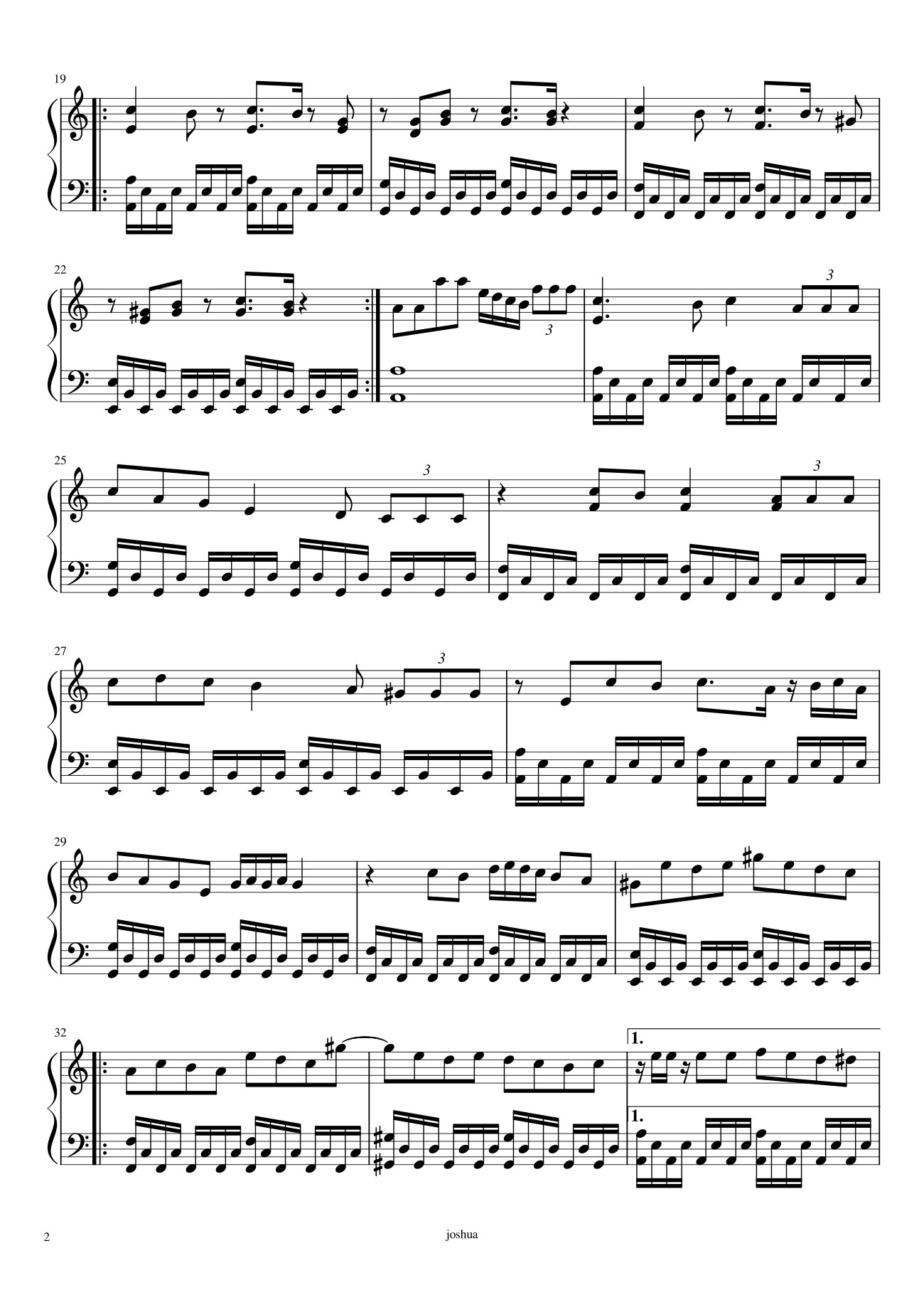 Trang 2 của Sheet nhạc PDF bài hát undertale lastbreath phase 3 Sheet Piano - Gmjlovely
