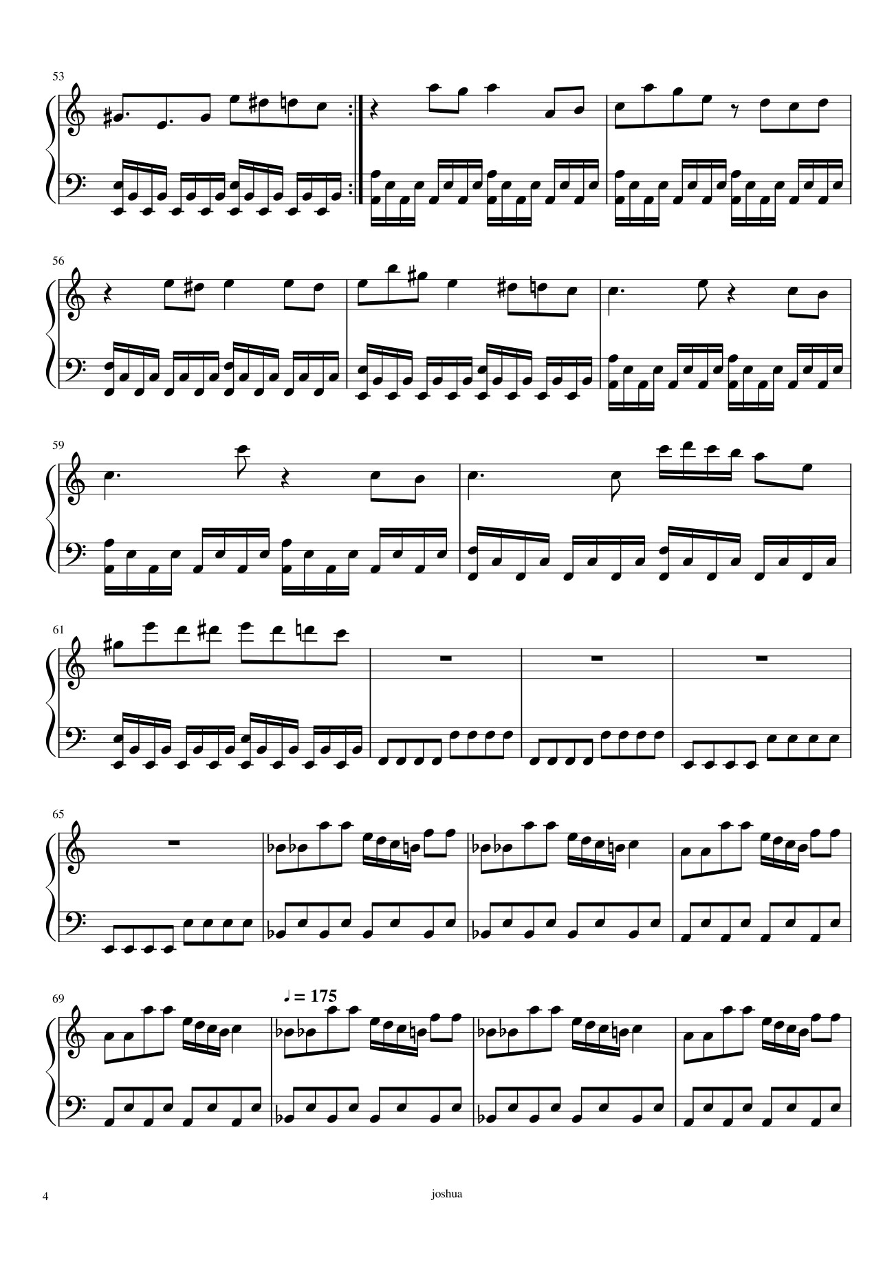 Trang 4 của Sheet nhạc PDF bài hát undertale lastbreath phase 3 Sheet Piano - Gmjlovely