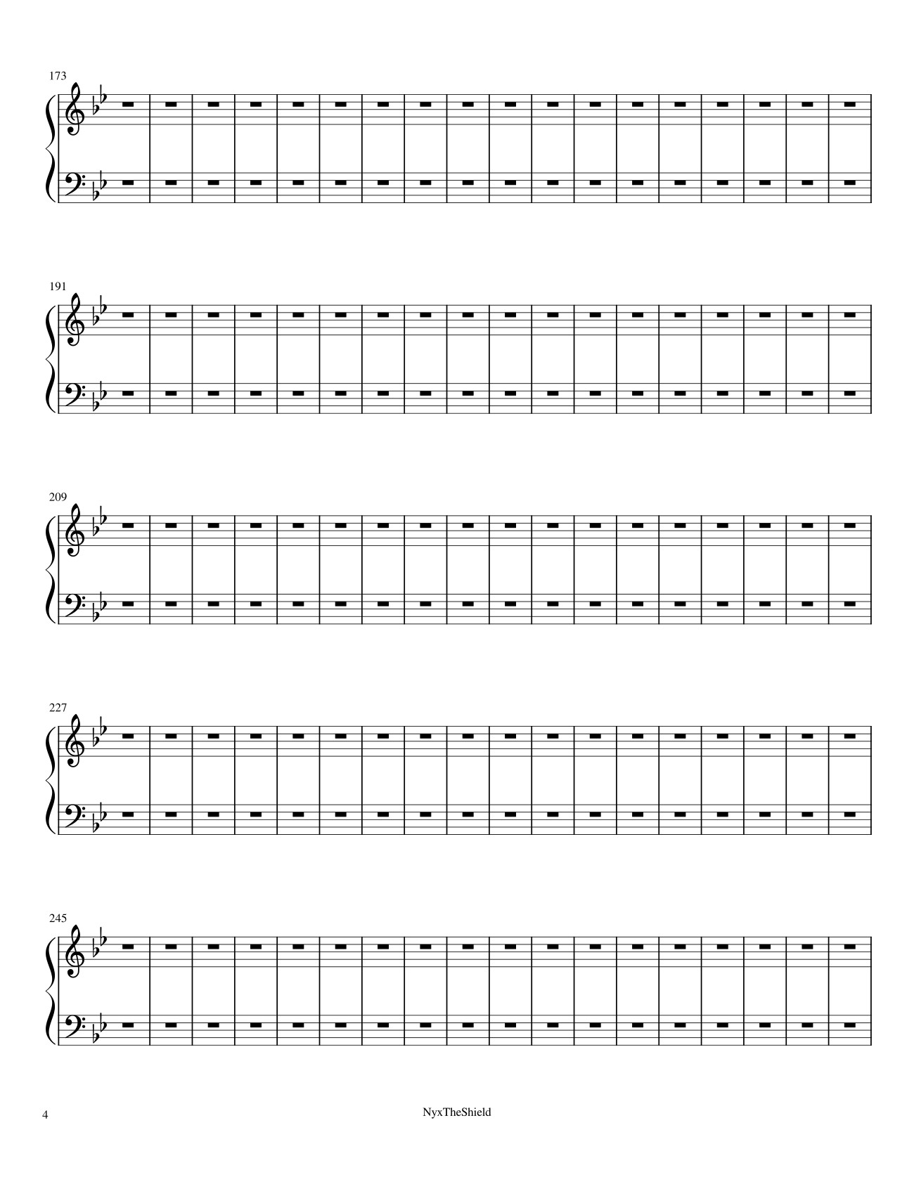 Trang 4 của Sheet nhạc PDF bài hát Overwrite Sheet Piano - @Sheetmusic