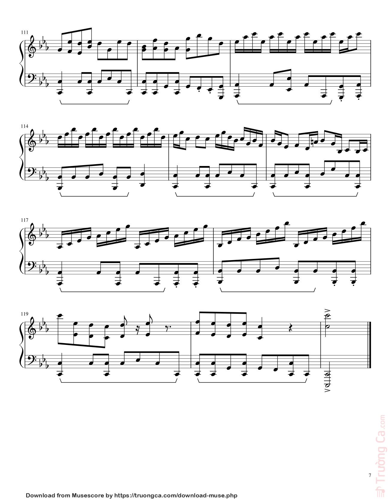 Trang 7 của Sheet nhạc PDF bài hát Underverse OST - OVERWRITE [XChara's Theme] - NyxTheShield Sheet Piano - Unregistered_user