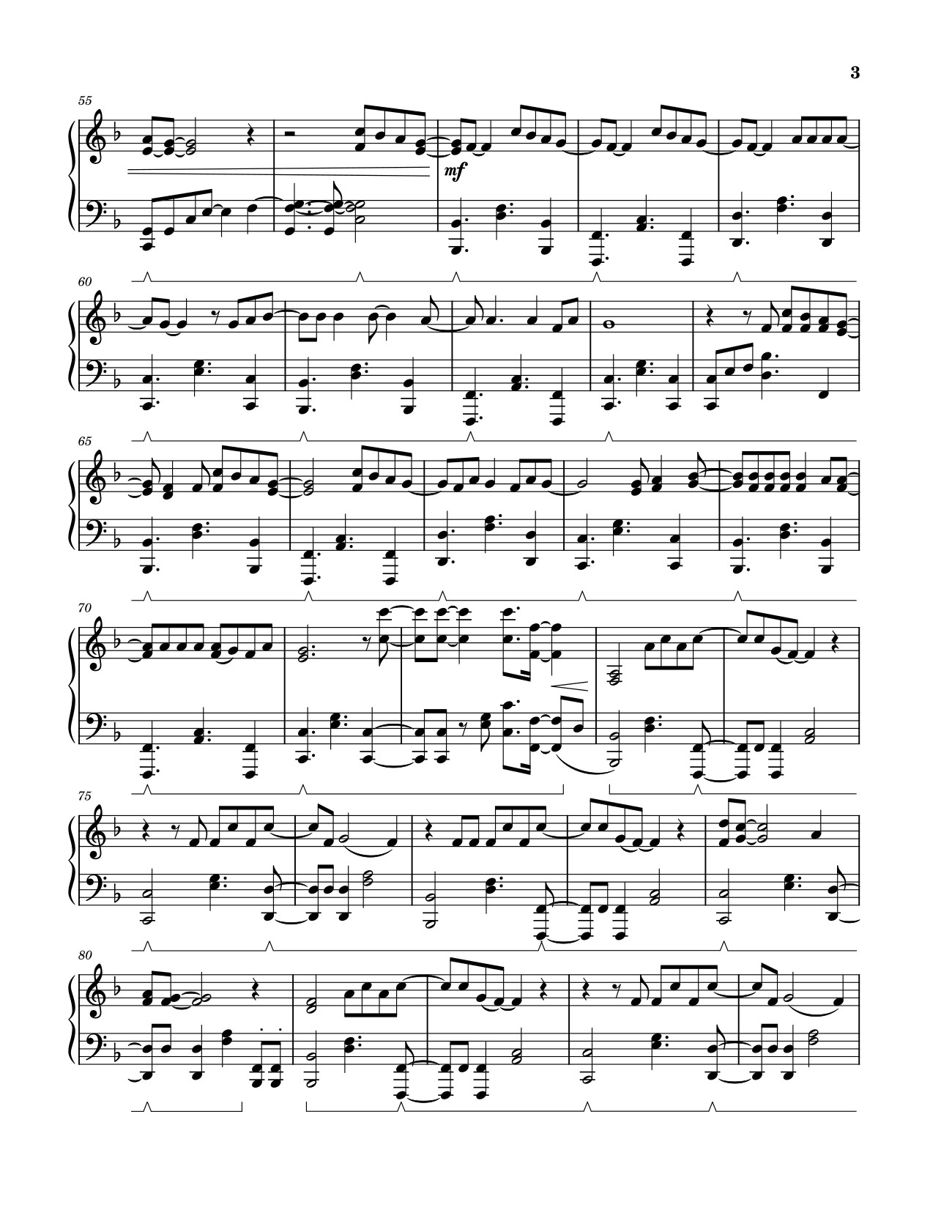 Trang 3 của Sheet nhạc PDF bài hát Never – Tasha Layton (Solo Piano Arrangement) - Written by Tasha Layton