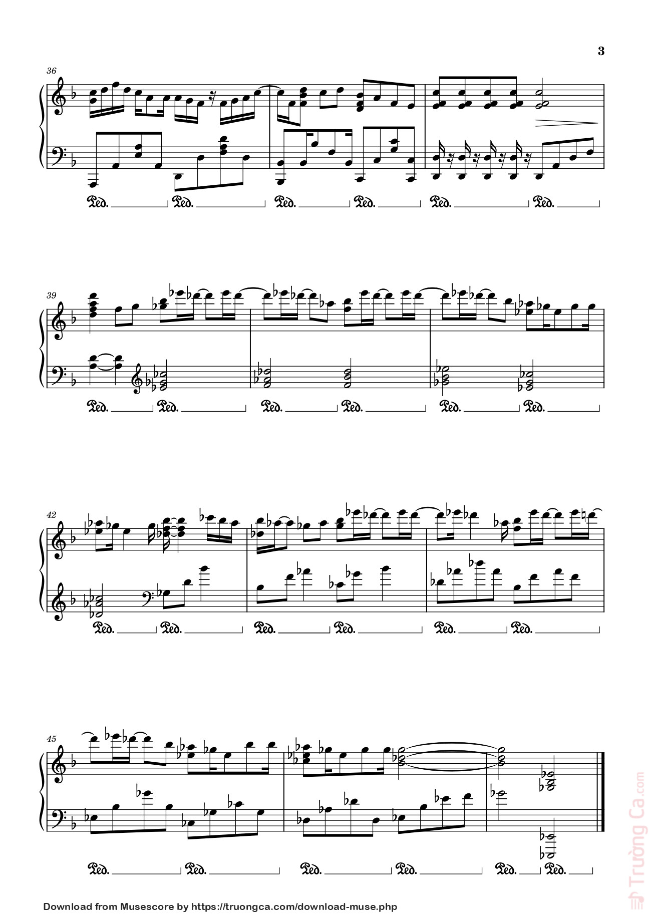 Trang 3 của Sheet nhạc PDF bài hát Gió Nổi Lên Rồi Sheet Piano - Dangbinh4869