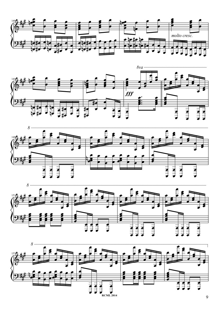 Trang 9 của Sheet nhạc PDF bài hát Turkish March Sheet Piano - Ravllave