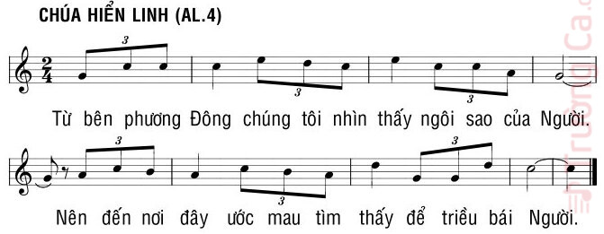 Trang 2 của Sheet nhạc PDF bài hát Thtm. Lễ Hiển Linh - Bùi Ninh