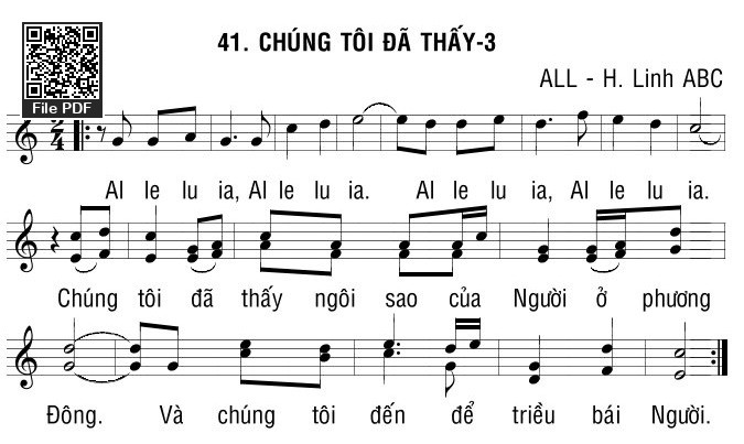 Trang 3 của Sheet nhạc PDF bài hát Thtm. Lễ Hiển Linh - Mi Trầm