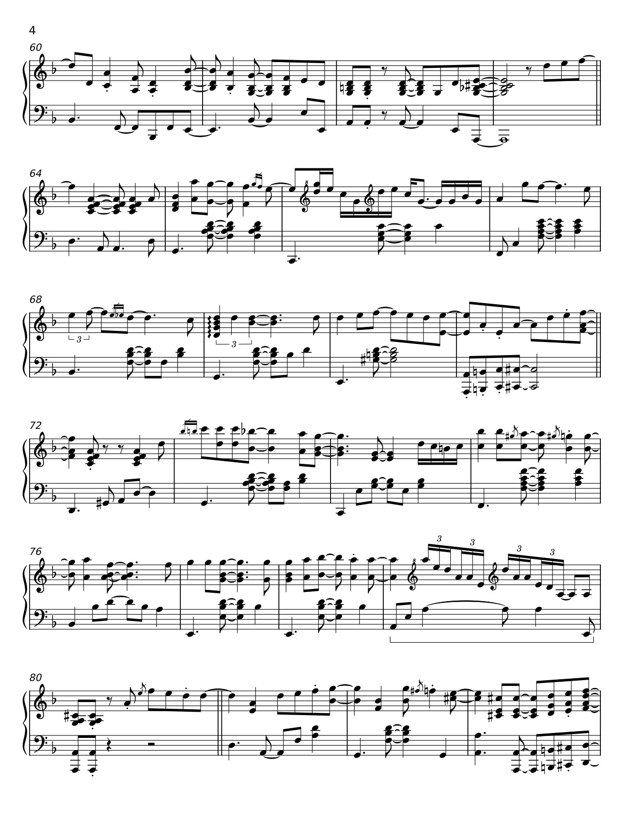 Trang 4 của Sheet nhạc PDF bài hát Người Hãy Quên Em Di Sheet Piano - Khac Hung