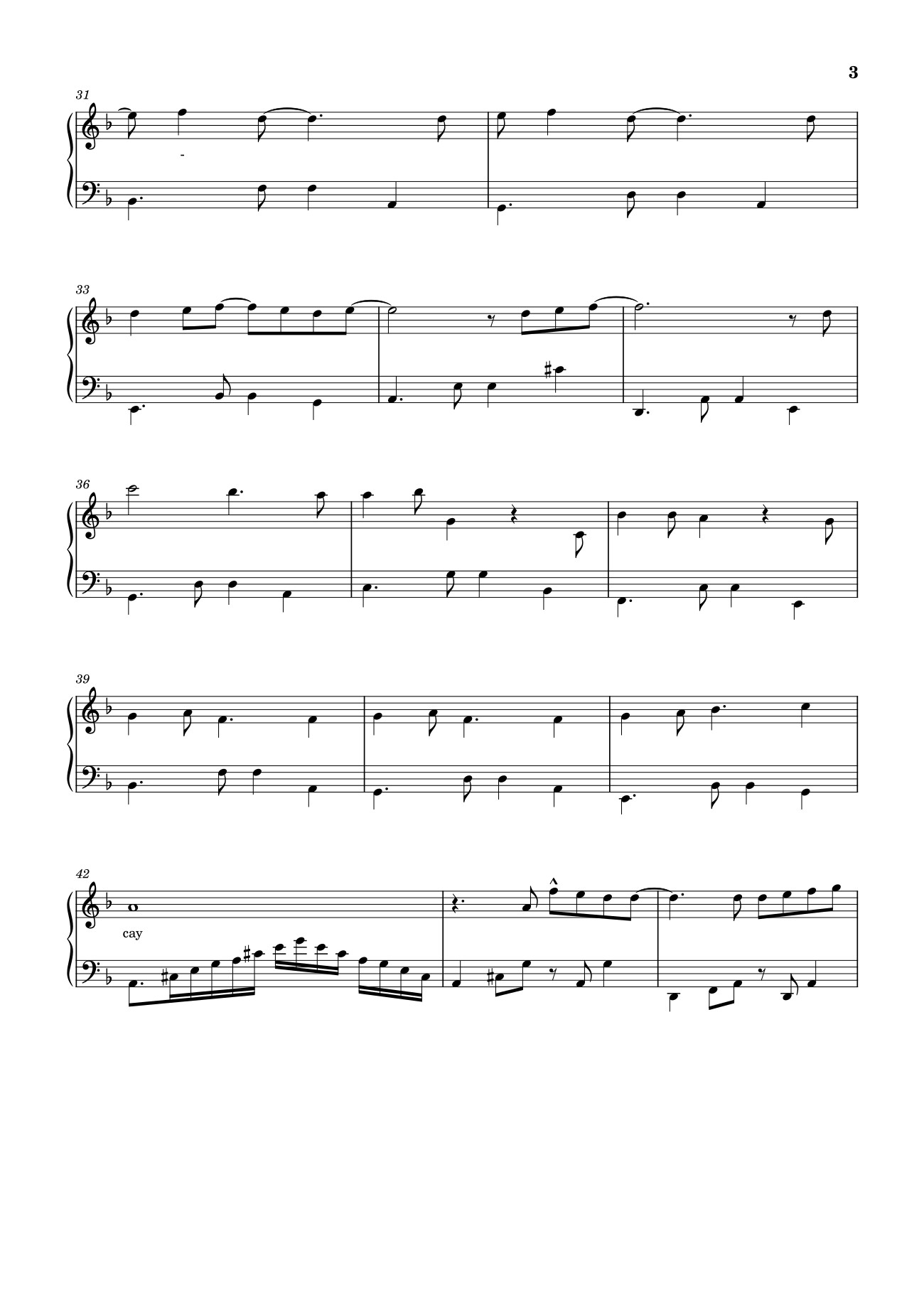 Trang 3 của Sheet nhạc PDF bài hát NGƯỜI HÃY QUÊN EM ĐI Sheet Piano Easy - KHẮC HƯNG