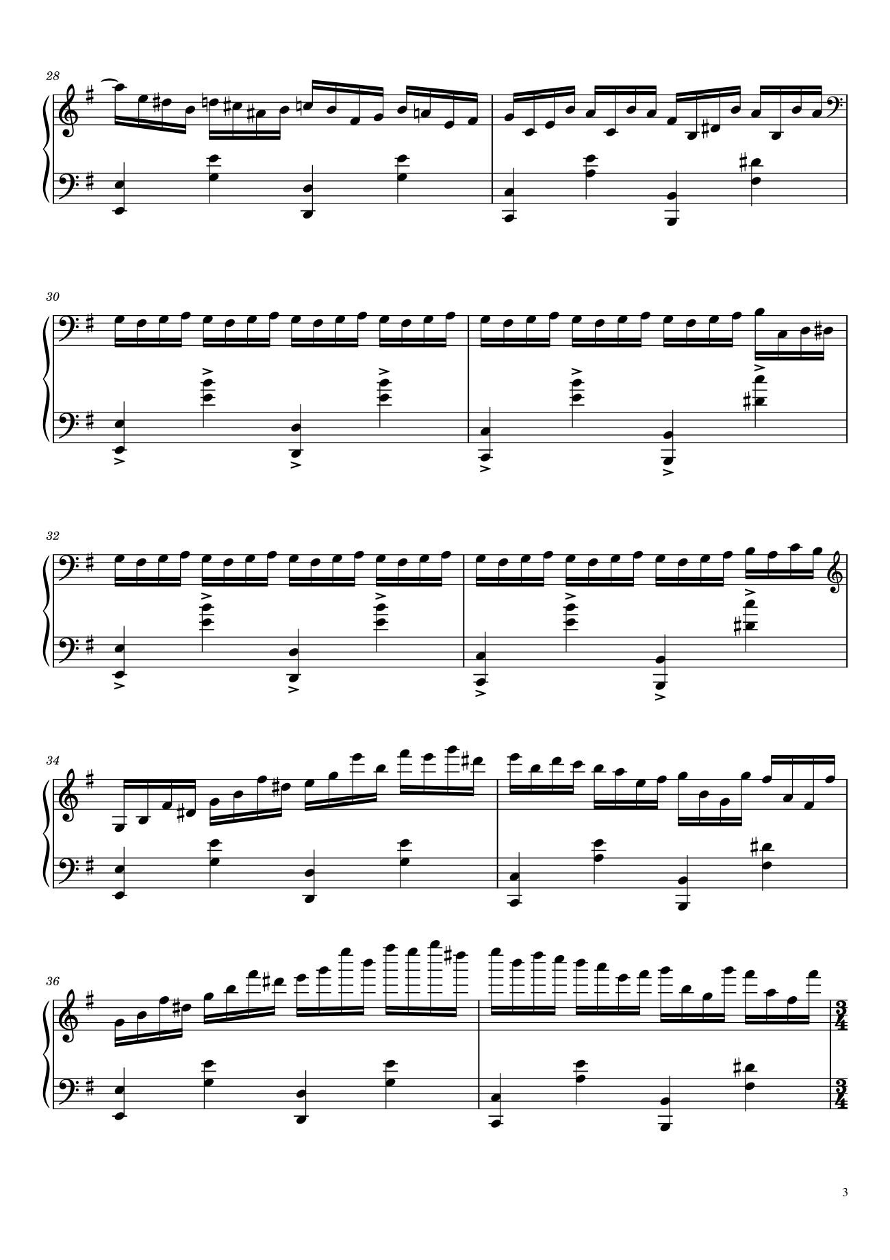 Trang 3 của Sheet nhạc PDF bài hát Time Travel Theme Sheet Piano - Jay Chou