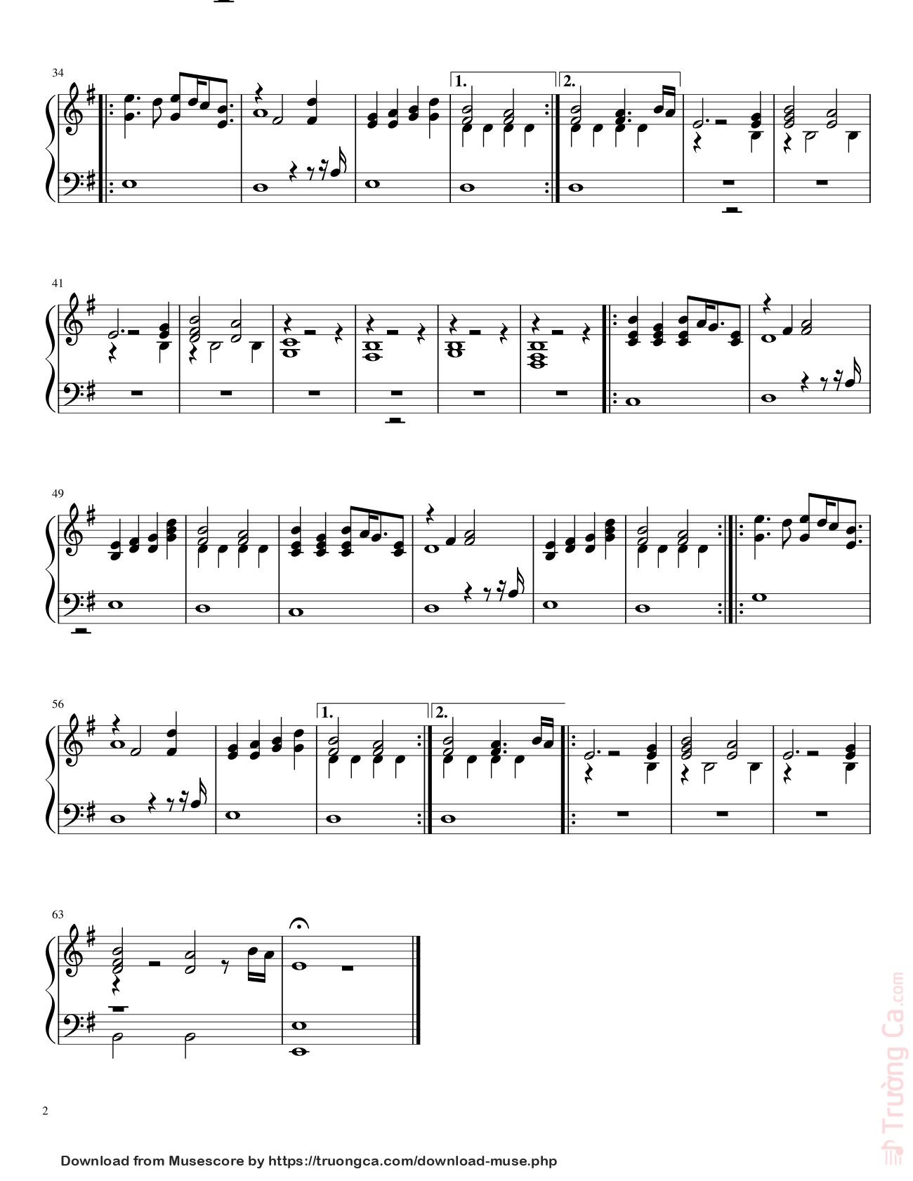 Trang 2 của Sheet nhạc PDF bài hát Mystery of Love Sheet Piano - Sophiejoslin1