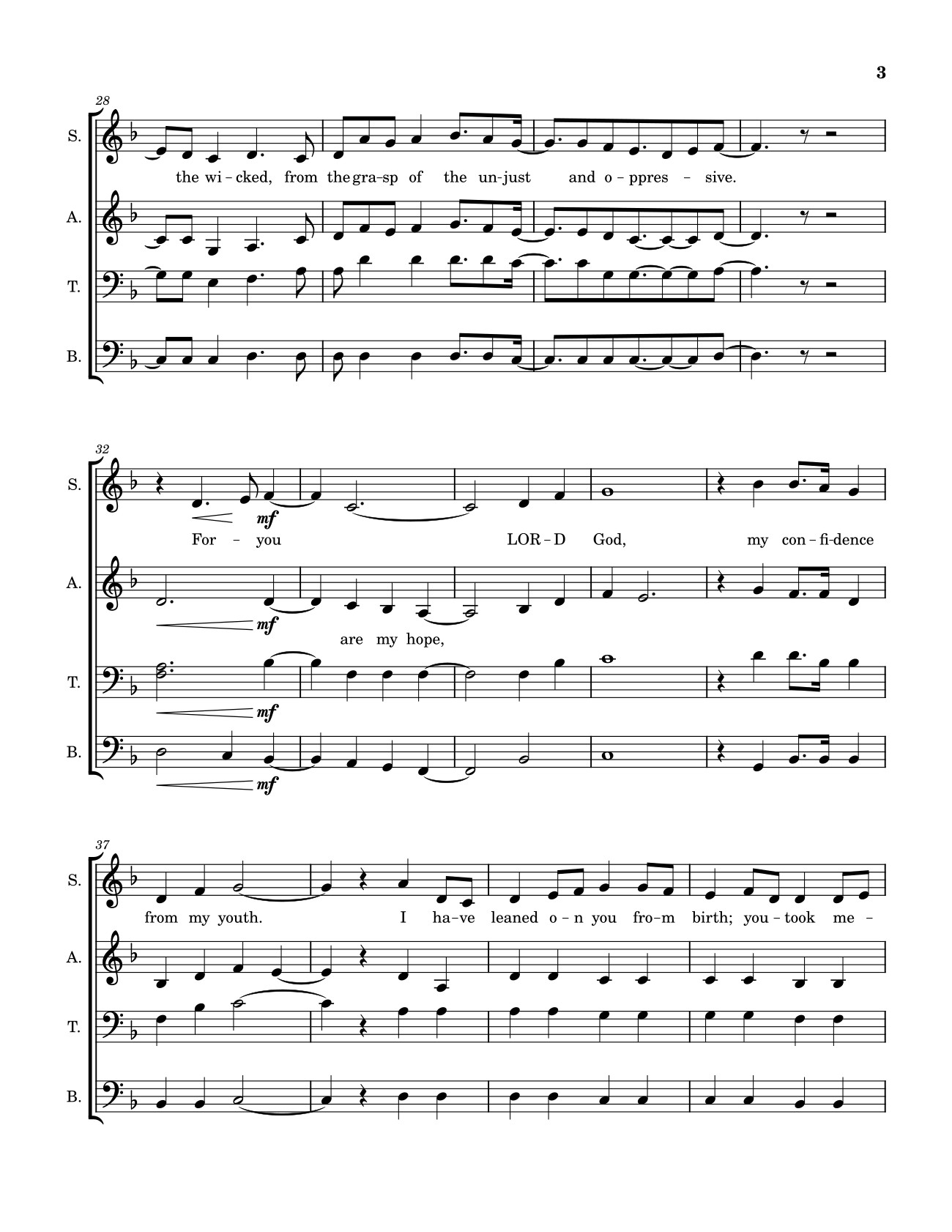 Trang 3 của Sheet nhạc PDF bài hát Psalm 71 Sheet Guitar TAB - Rjb4jesus