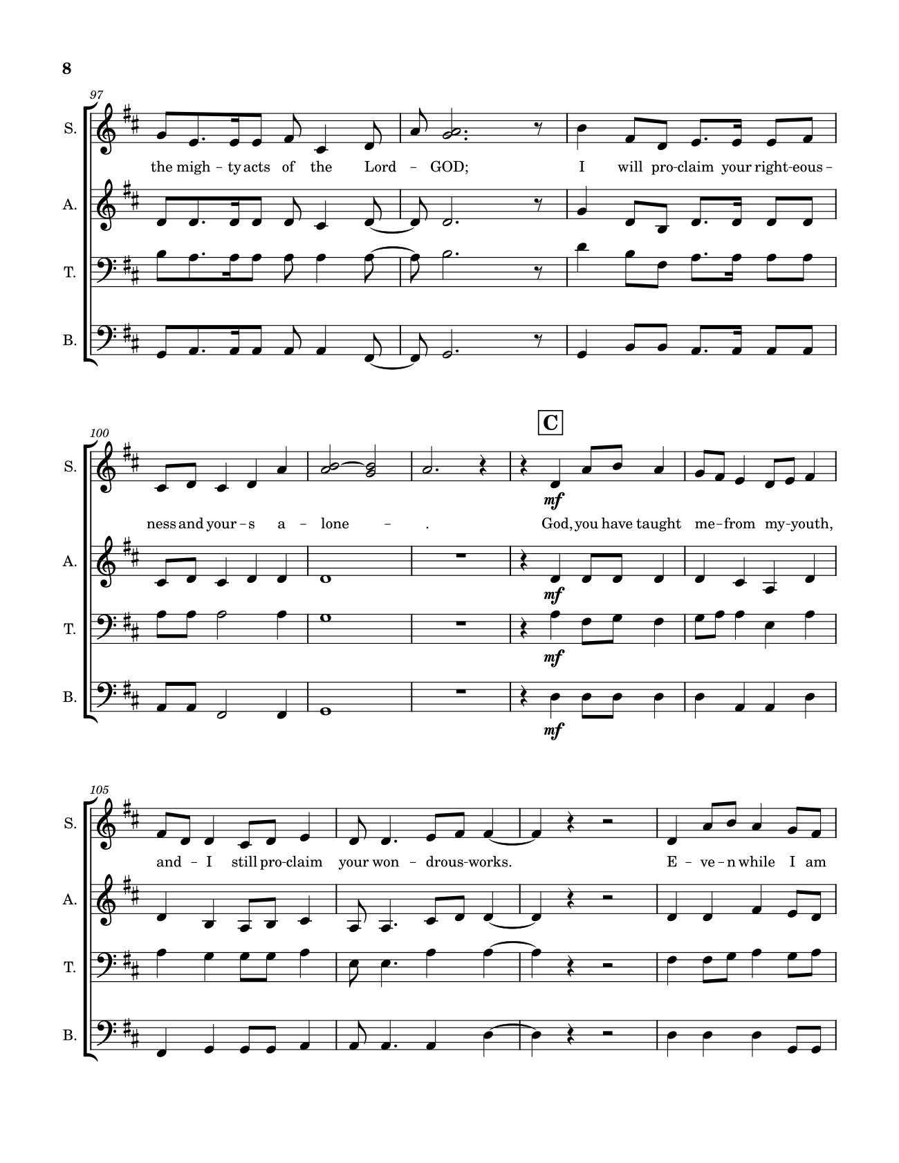 Trang 8 của Sheet nhạc PDF bài hát Psalm 71 Sheet Guitar TAB - Rjb4jesus