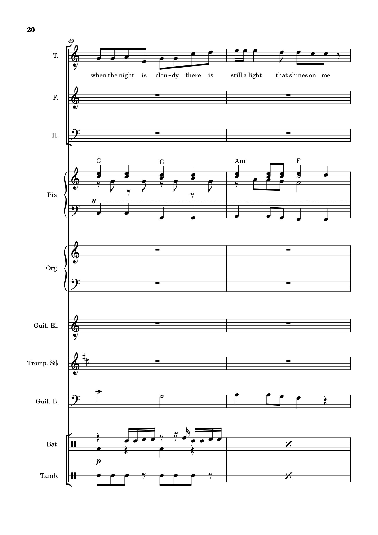 Trang 20 của Sheet nhạc PDF bài hát Let it be (hợp xướng) - Albert Jean-Paul