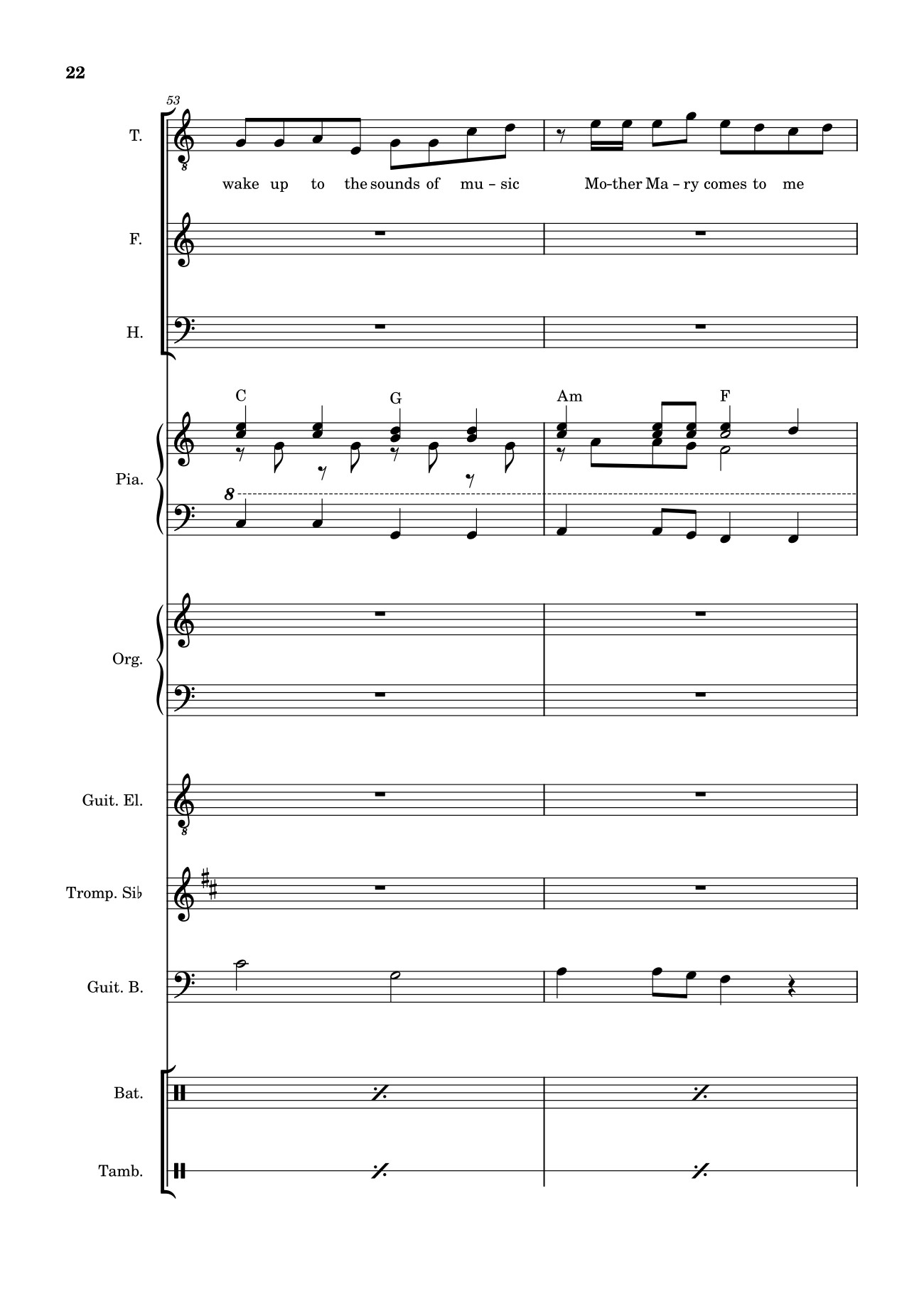 Trang 22 của Sheet nhạc PDF bài hát Let it be (hợp xướng) - Albert Jean-Paul